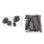 A selection of vari-shape garnet, total weight 228.35cts.
