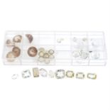 A collection of quartz, including rutilated quartz, approximate total weight 40gms.