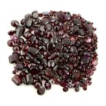 A selection of vari-shape garnets, total weight 300.21cts.