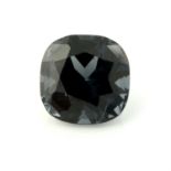 A cushion-shape blue spinel, weight 3.25cts.