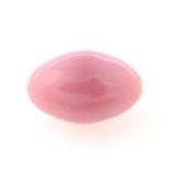 A pink conch pearl, weight 2.50cts.