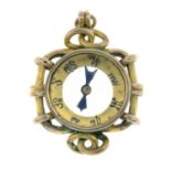 A Victorian gold compass fob.