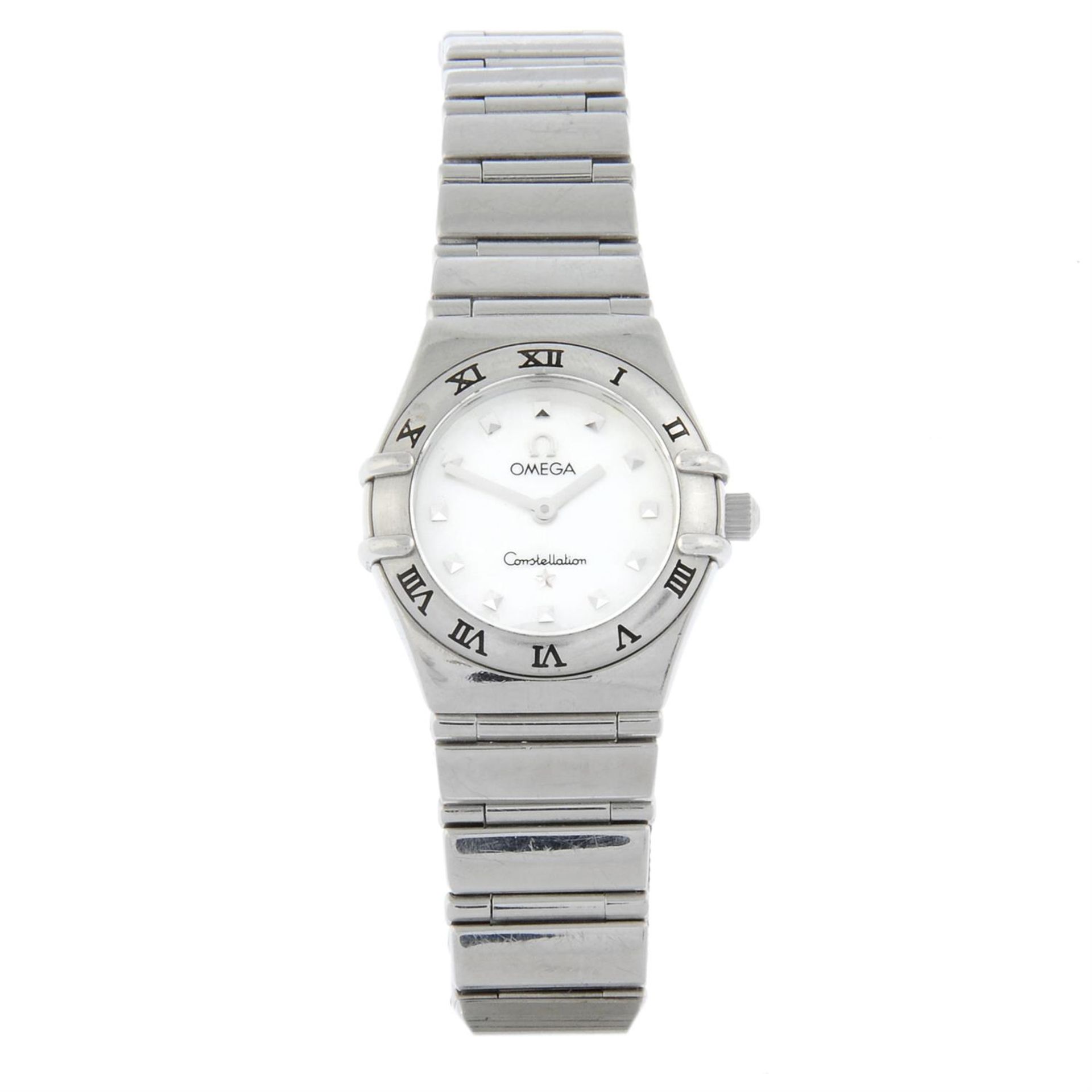 OMEGA - a stainless steel Constellation bracelet watch, 22.5mm.