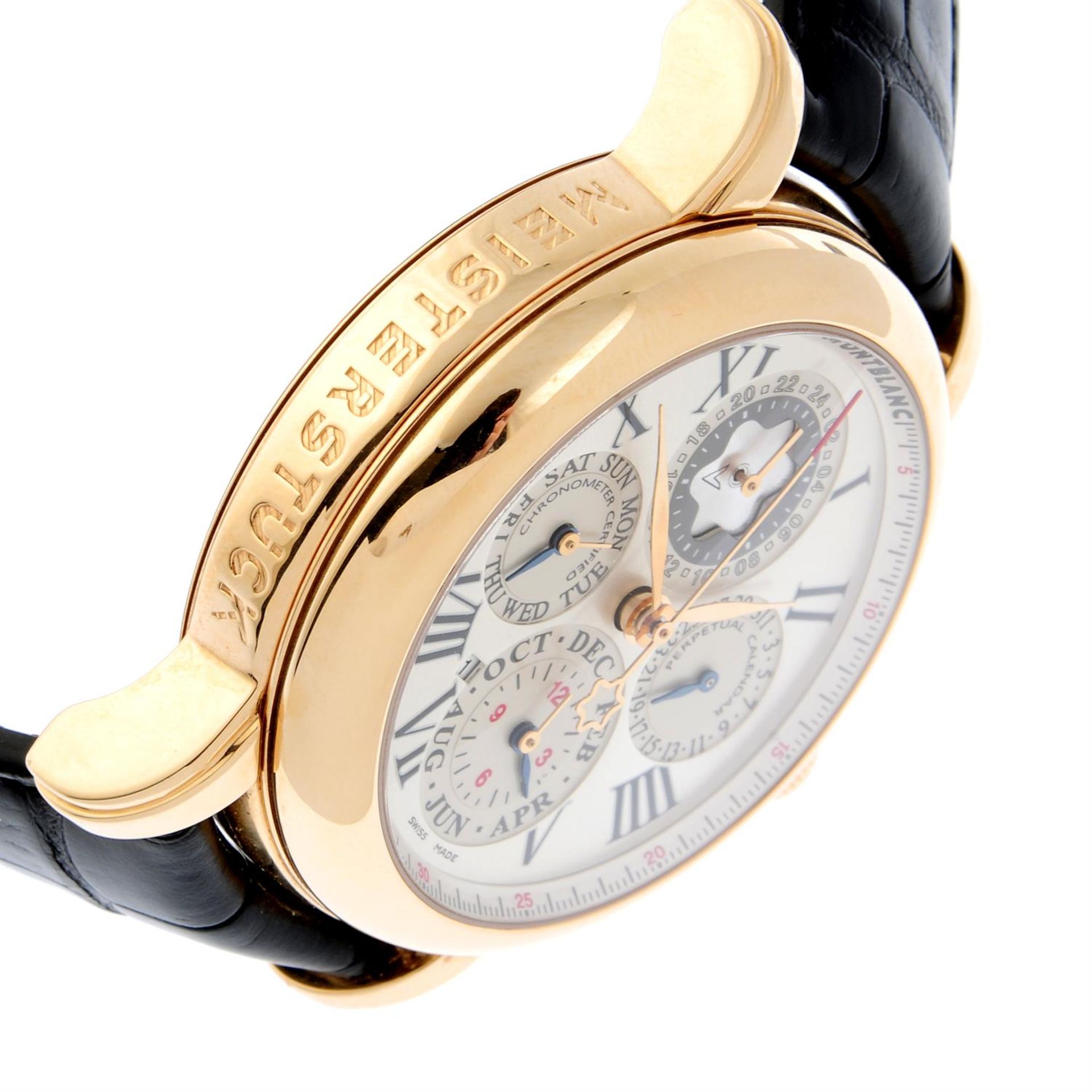 MONTBLANC - a limited edition 100th Anniversary 18ct rose gold Star Chronograph GMT 1906 wrist - Image 5 of 8