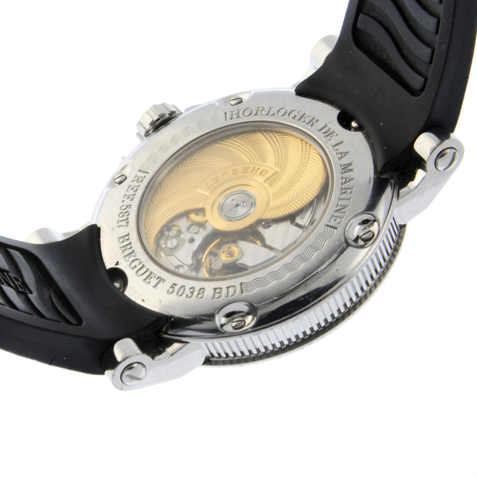 BREGUET - a stainless steel Marine wrist watch, 40mm. - Image 5 of 6