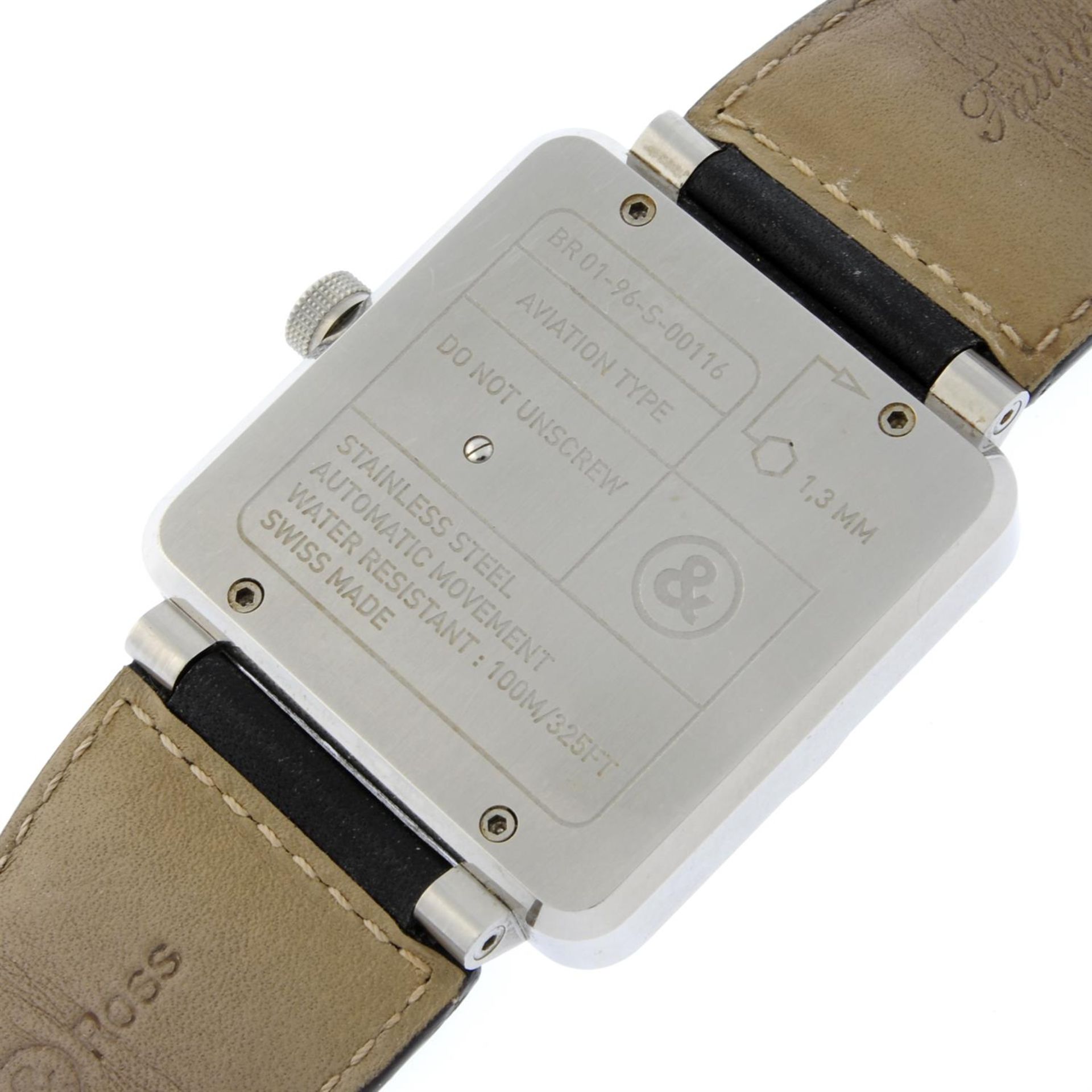 BELL & ROSS - a stainless steel BR01-96 wrist watch, 46mm. - Bild 4 aus 5
