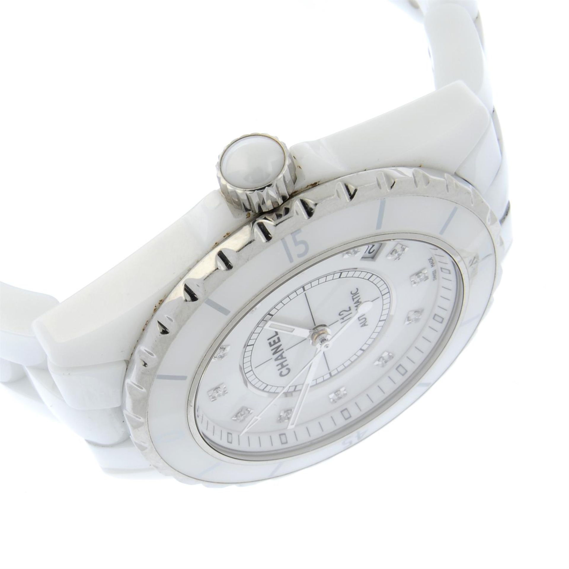 CHANEL - a ceramic J12 bracelet watch, 39mm. - Bild 3 aus 5