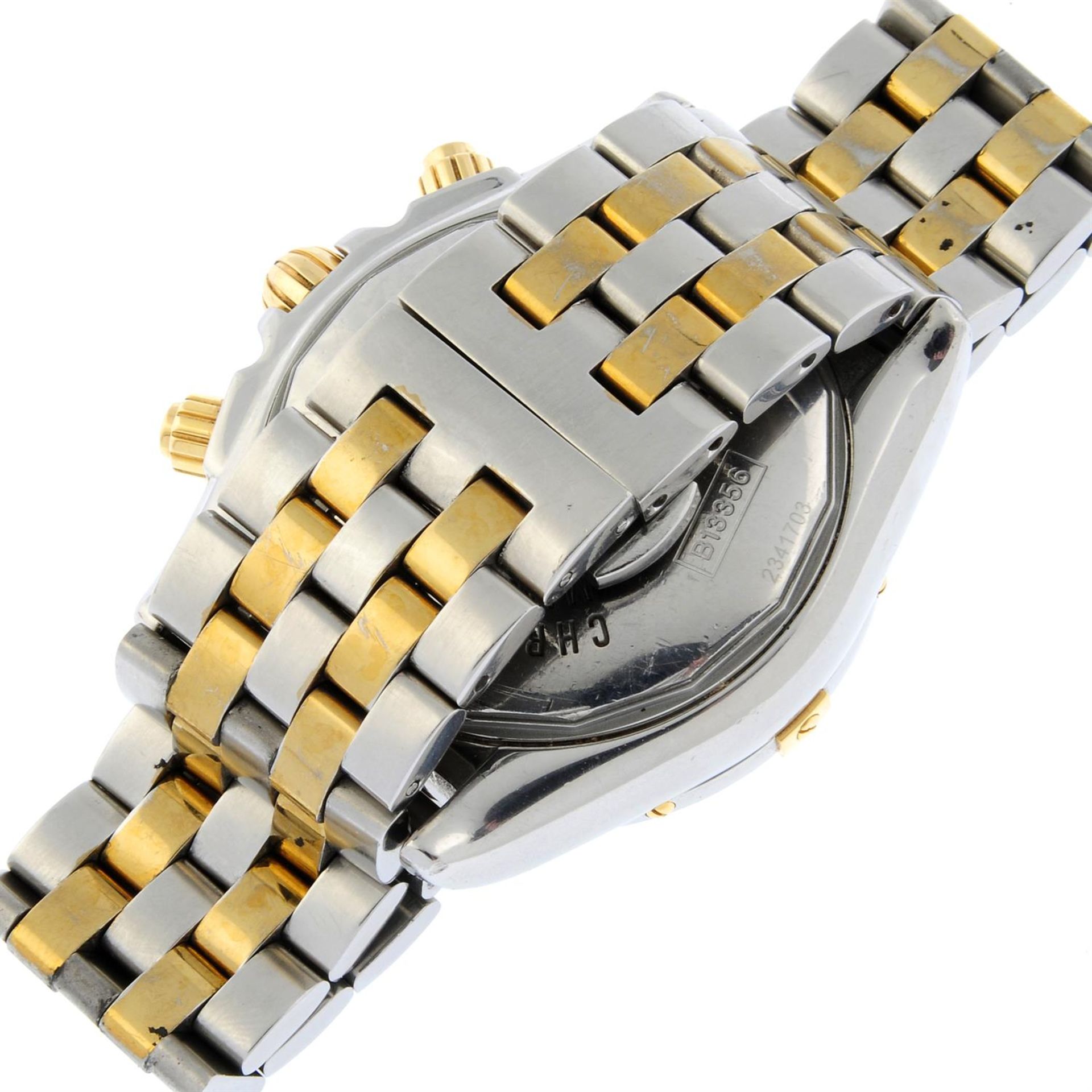 BREITLING - a stainless steel Chronomat Evolution chronograph bracelet watch, 43mm. - Bild 2 aus 6