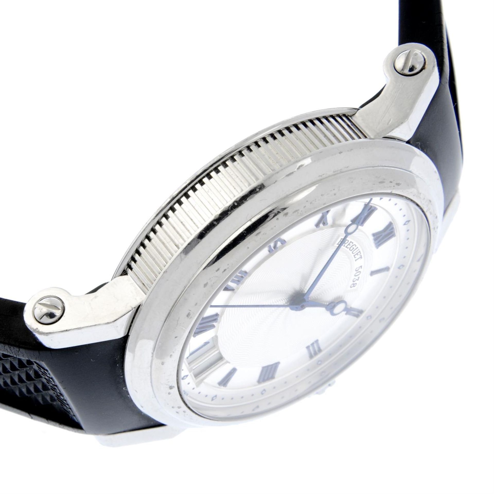 BREGUET - a stainless steel Marine wrist watch, 40mm. - Image 4 of 6
