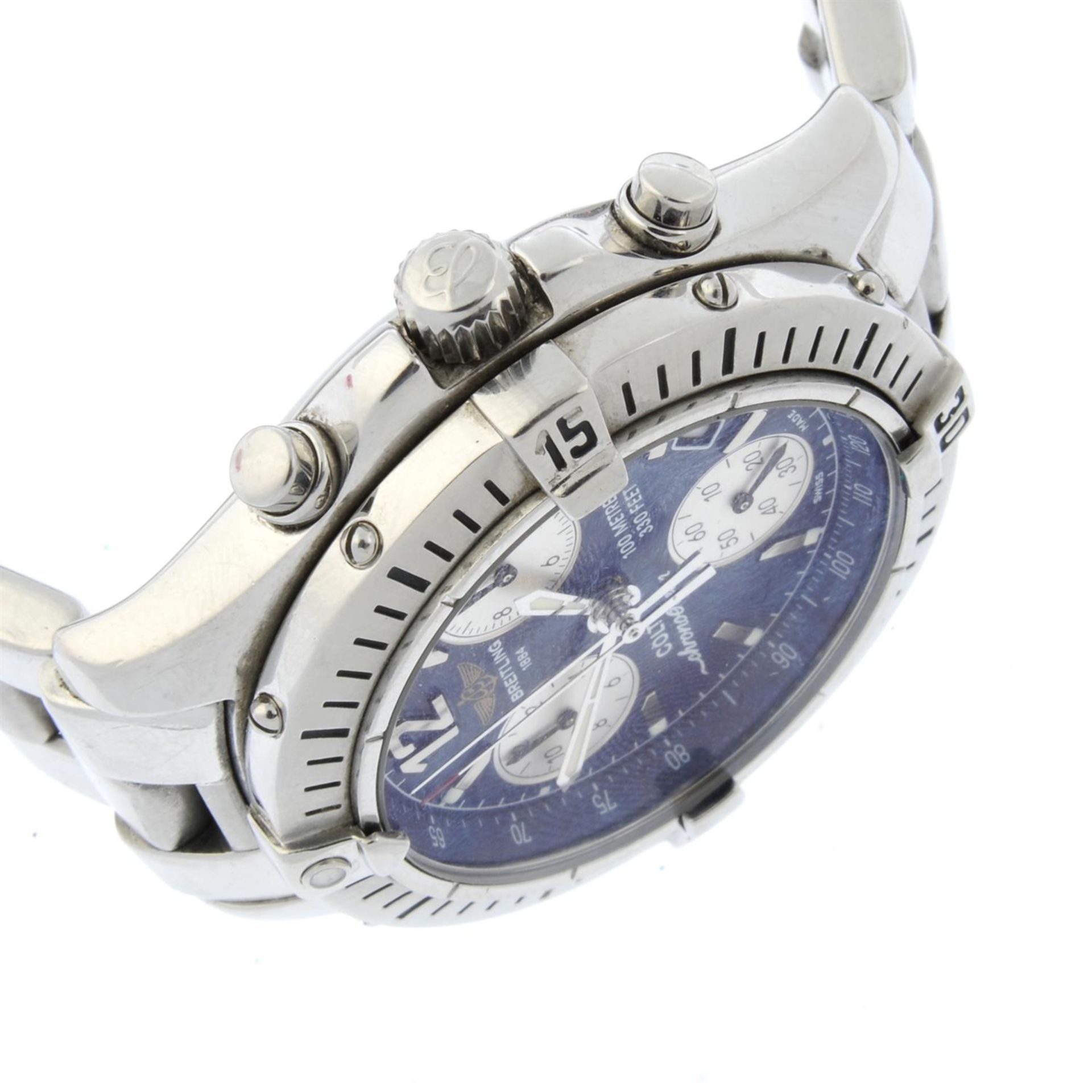 BREITLING - a stainless steel Colt Quartz Ocean chronograph bracelet watch, 38mm. - Image 3 of 5