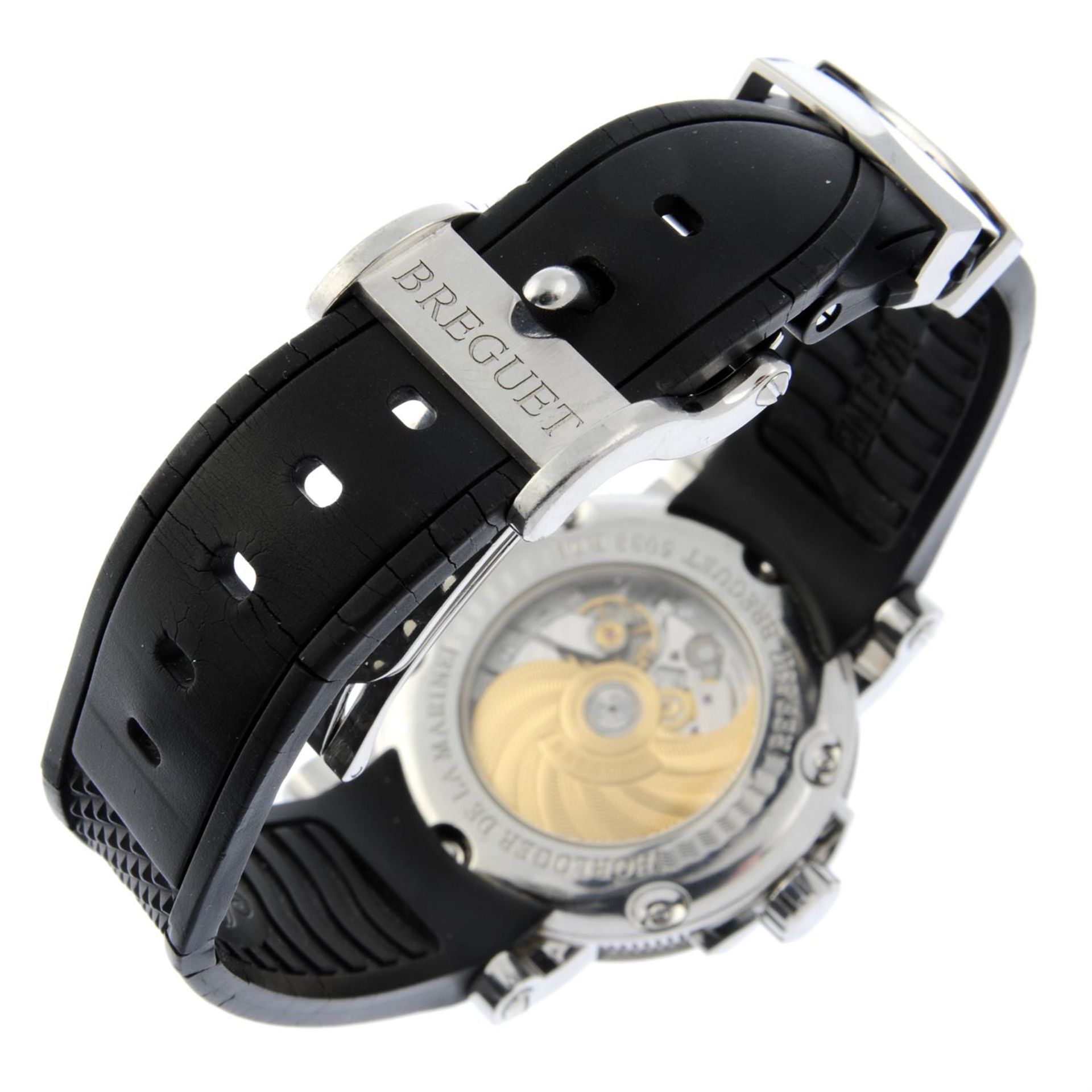 BREGUET - a stainless steel Marine wrist watch, 40mm. - Image 2 of 6