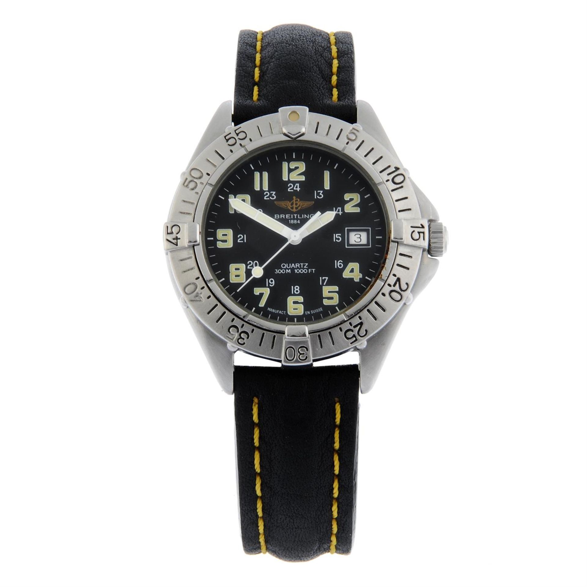BREITLING - a stainless steel Colt wrist watch, 38mm.