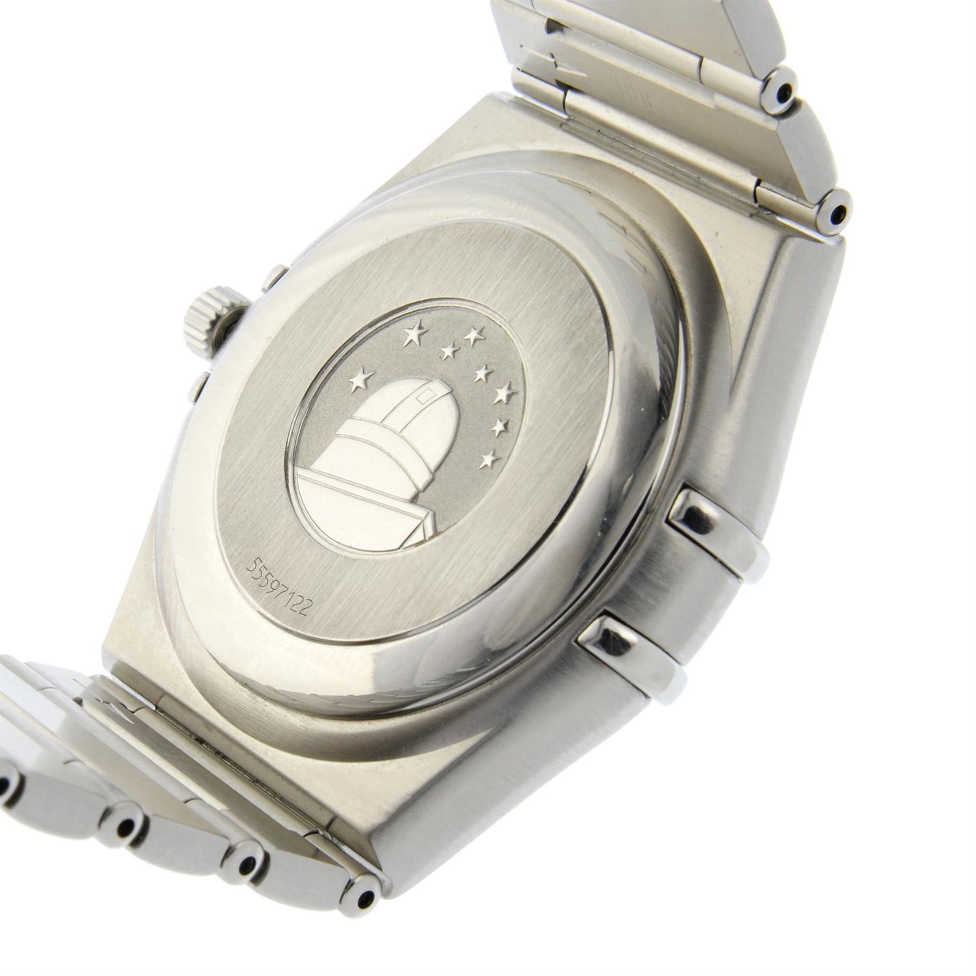 OMEGA - a stainless steel Constellation Perpetual Calendar bracelet watch, 35mm. - Image 4 of 6