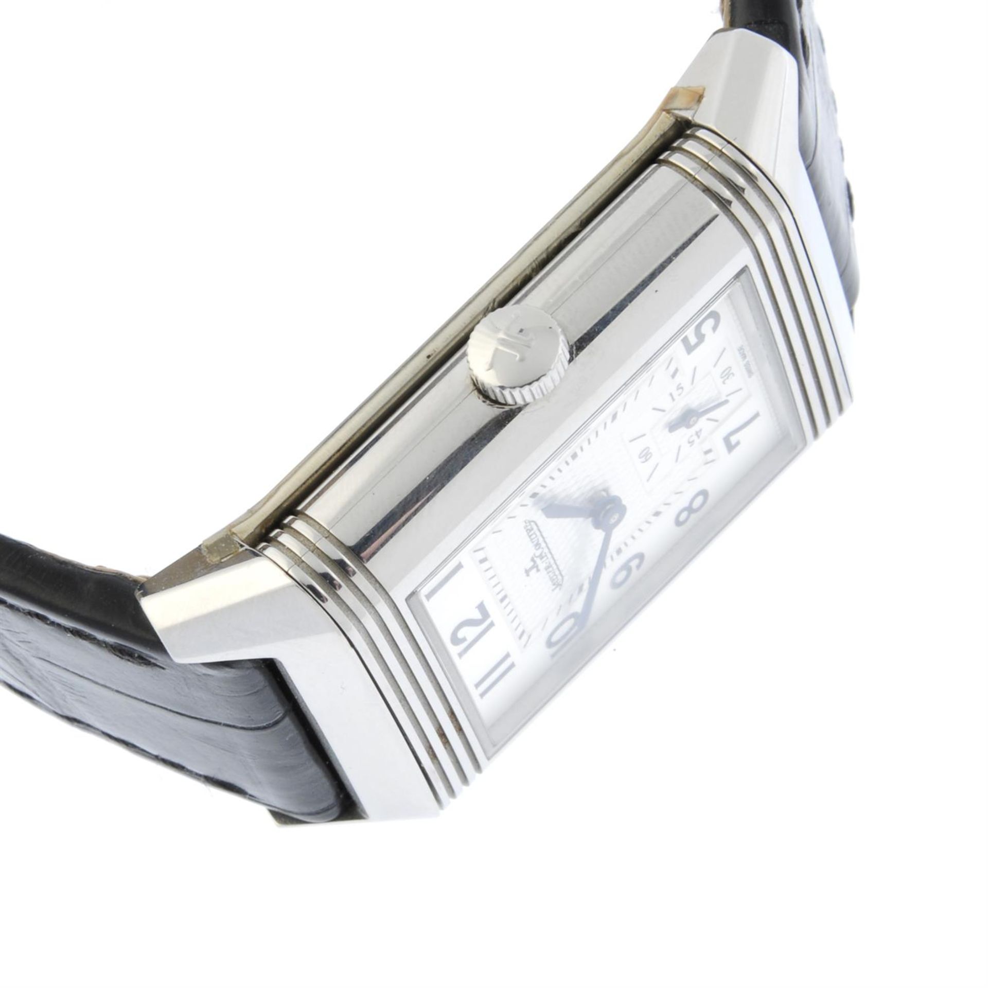 JAEGER-LECOULTRE - a stainless steel Reverso wrist watch, 25x38mm - Image 3 of 7