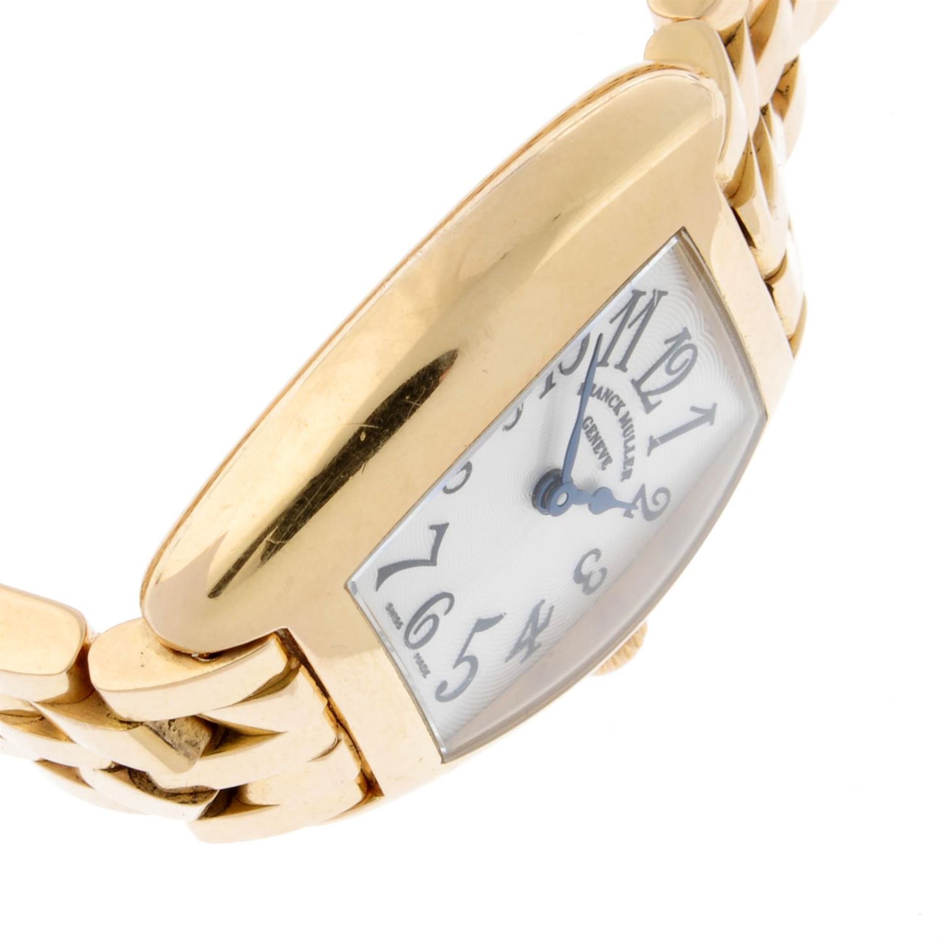 FRANCK MULLER - an 18ct rose gold Curvex bracelet watch, 25mm. - Image 4 of 7