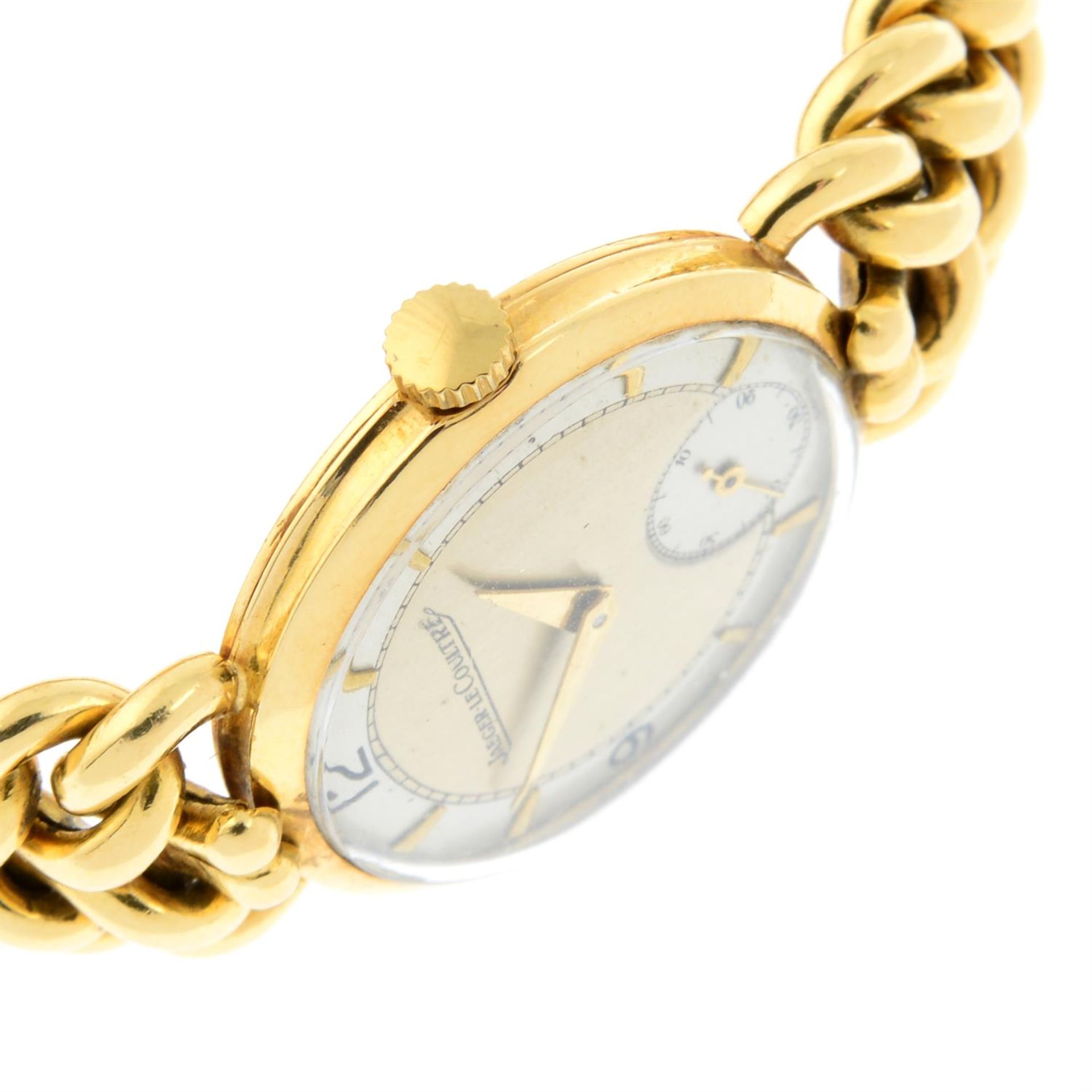 JAEGER-LECOULTRE - a yellow metal bracelet watch, 25mm. - Image 3 of 5