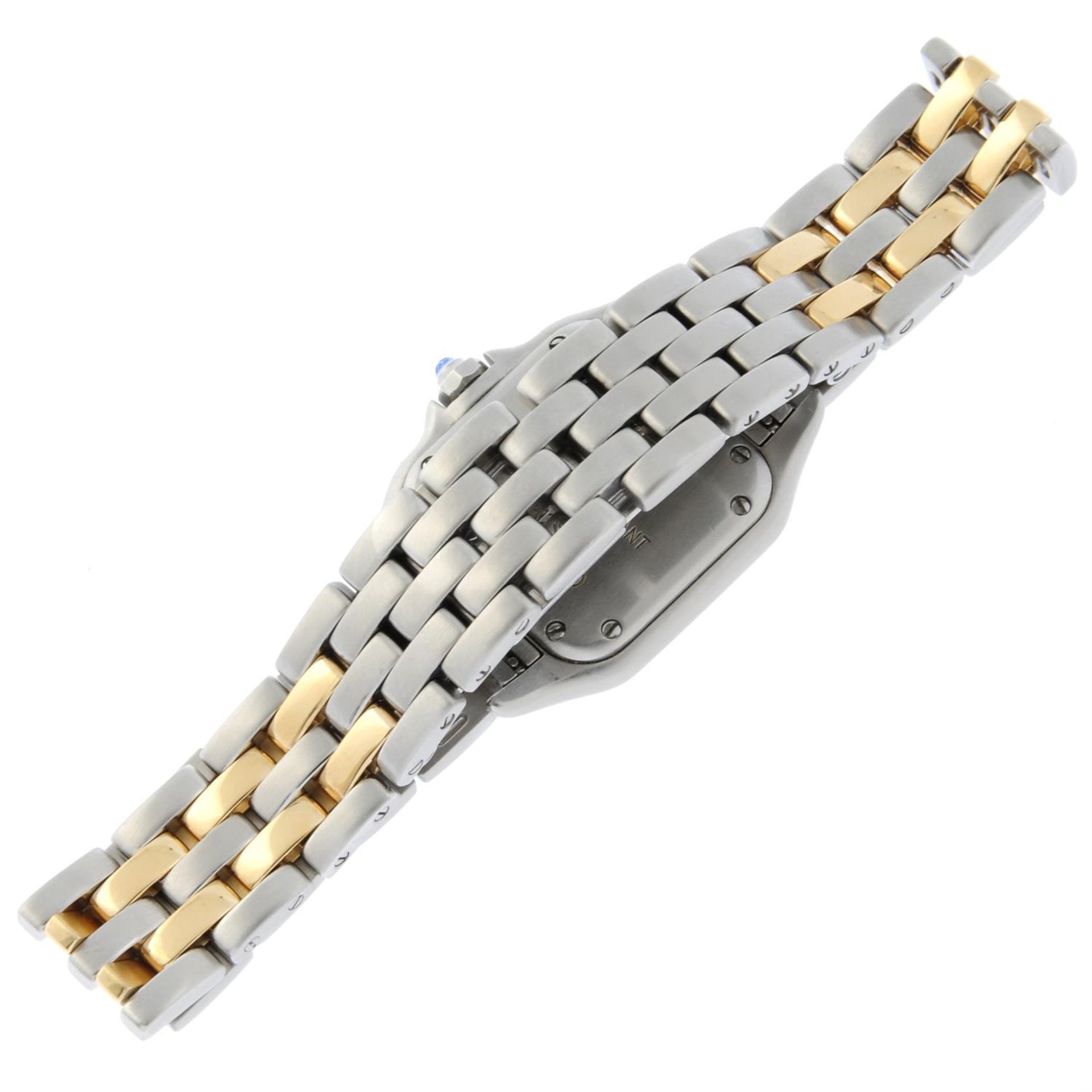 CARTIER - a bi-metal Panthere bracelet watch, 21mm. - Image 2 of 5