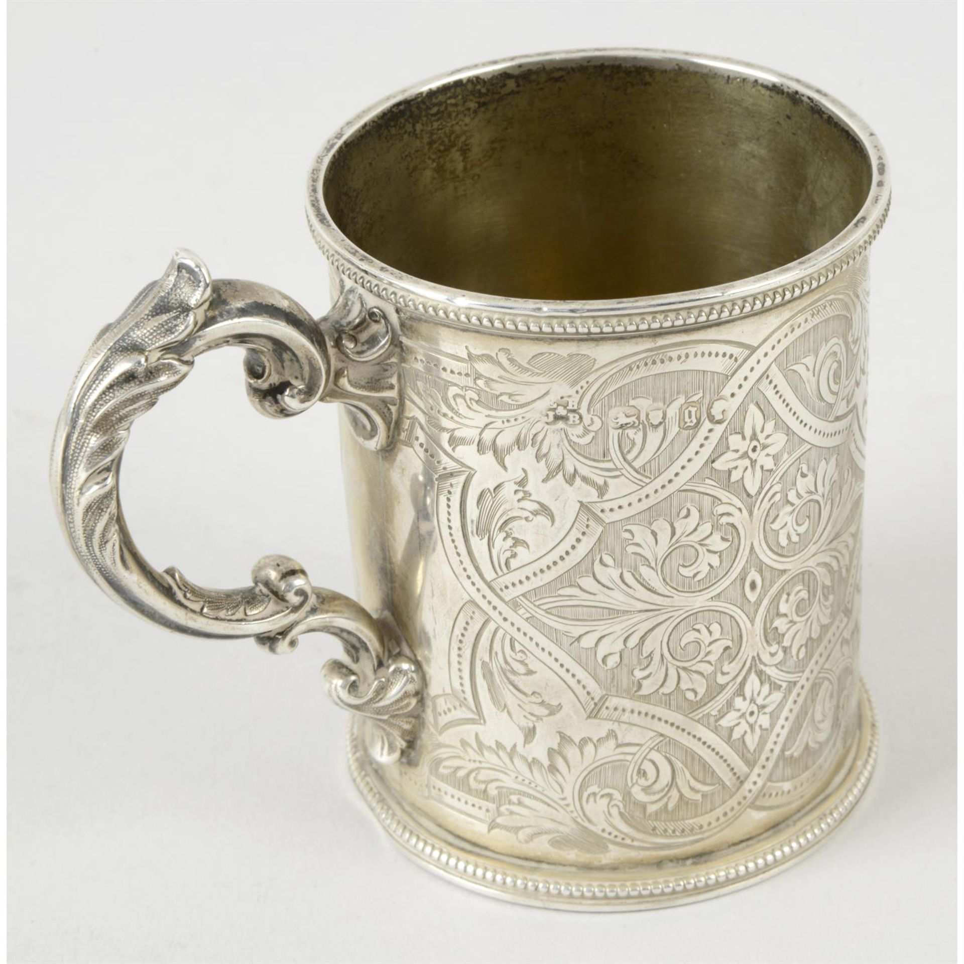 A mid-Victorian silver christening mug. - Image 2 of 3