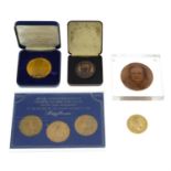 A group of assorted medals to include Elizabeth II, Coronation 1953 bronze medal, etc. (lot).