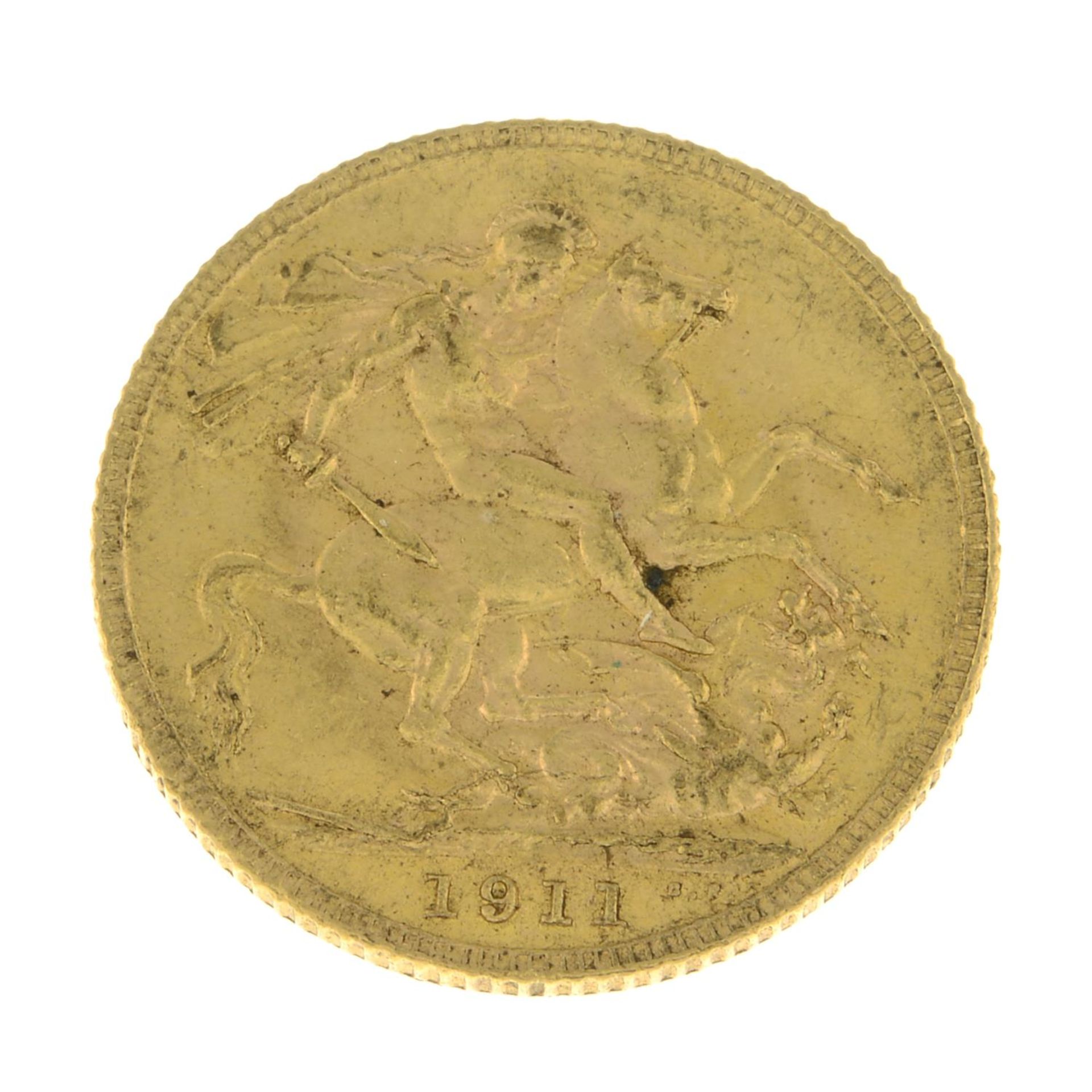 George V, Sovereign 1911 - Image 2 of 2