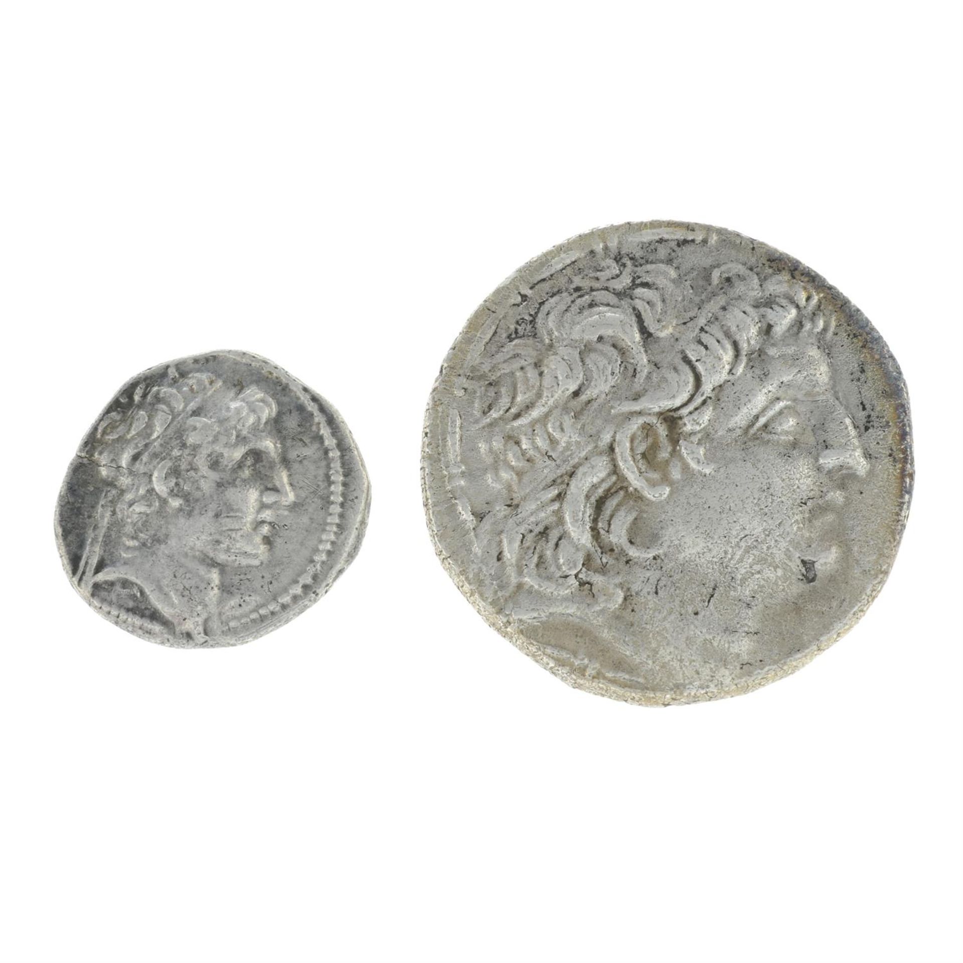 Seleucid Kingdom, Tetradrachm & Drachm. (2).