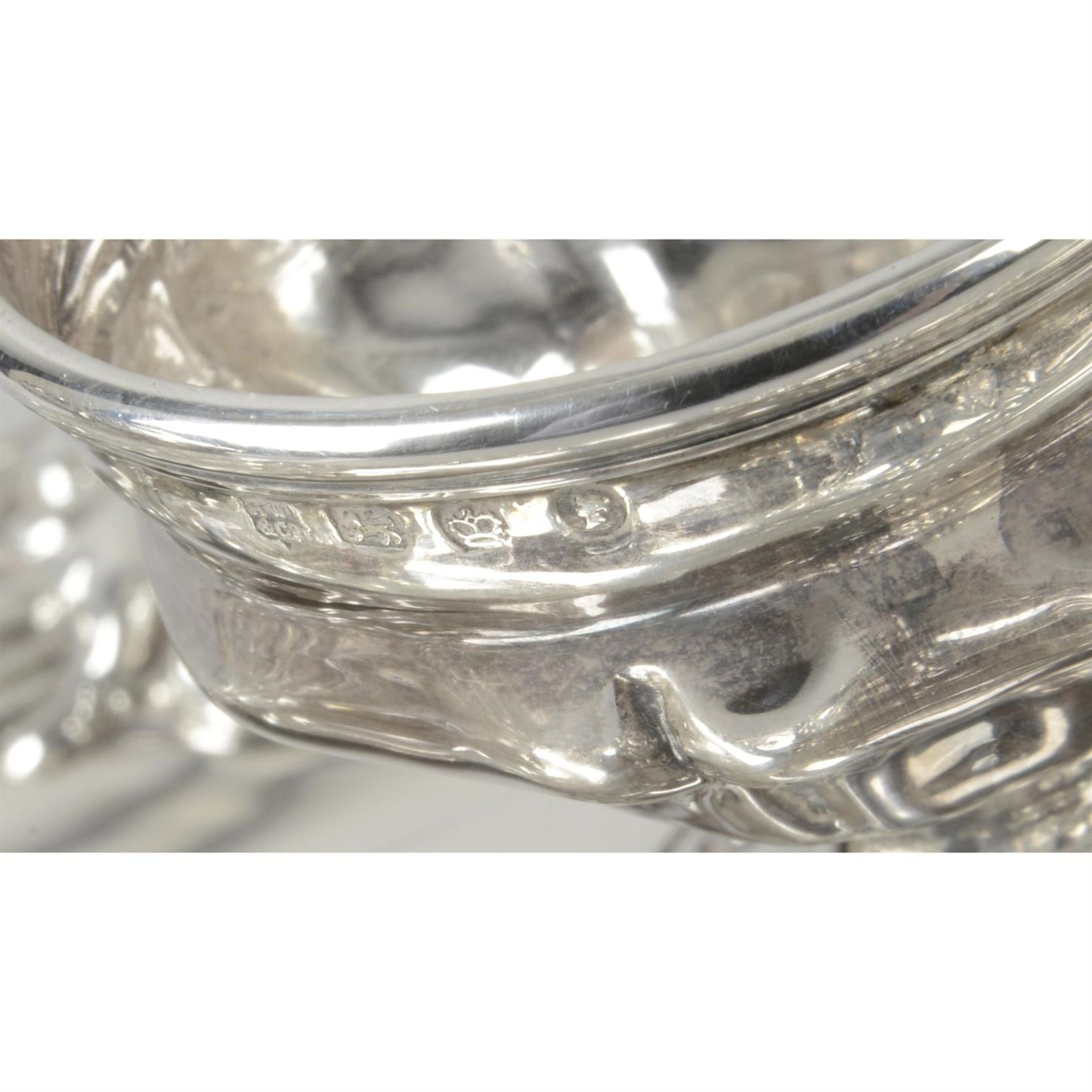 A mid-Victorian silver inkstand. - Image 3 of 4