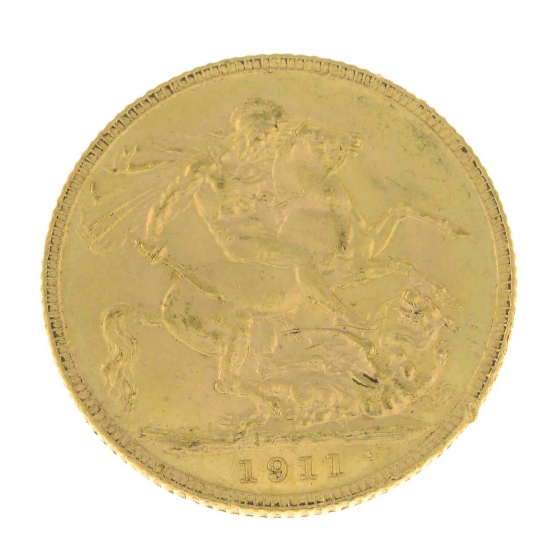 George V, Sovereign 1911 - Image 2 of 2