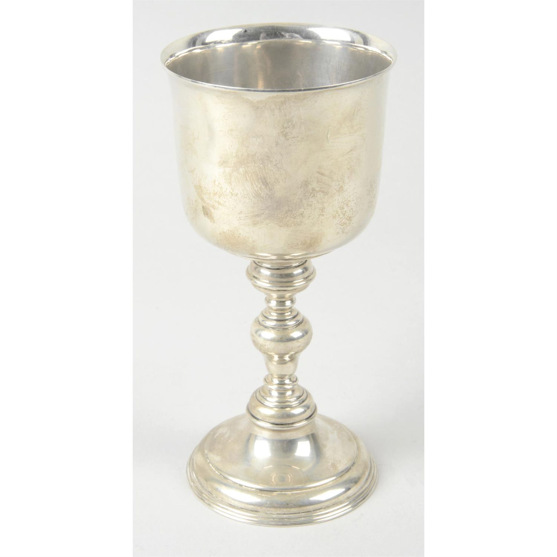 An early George V silver goblet.