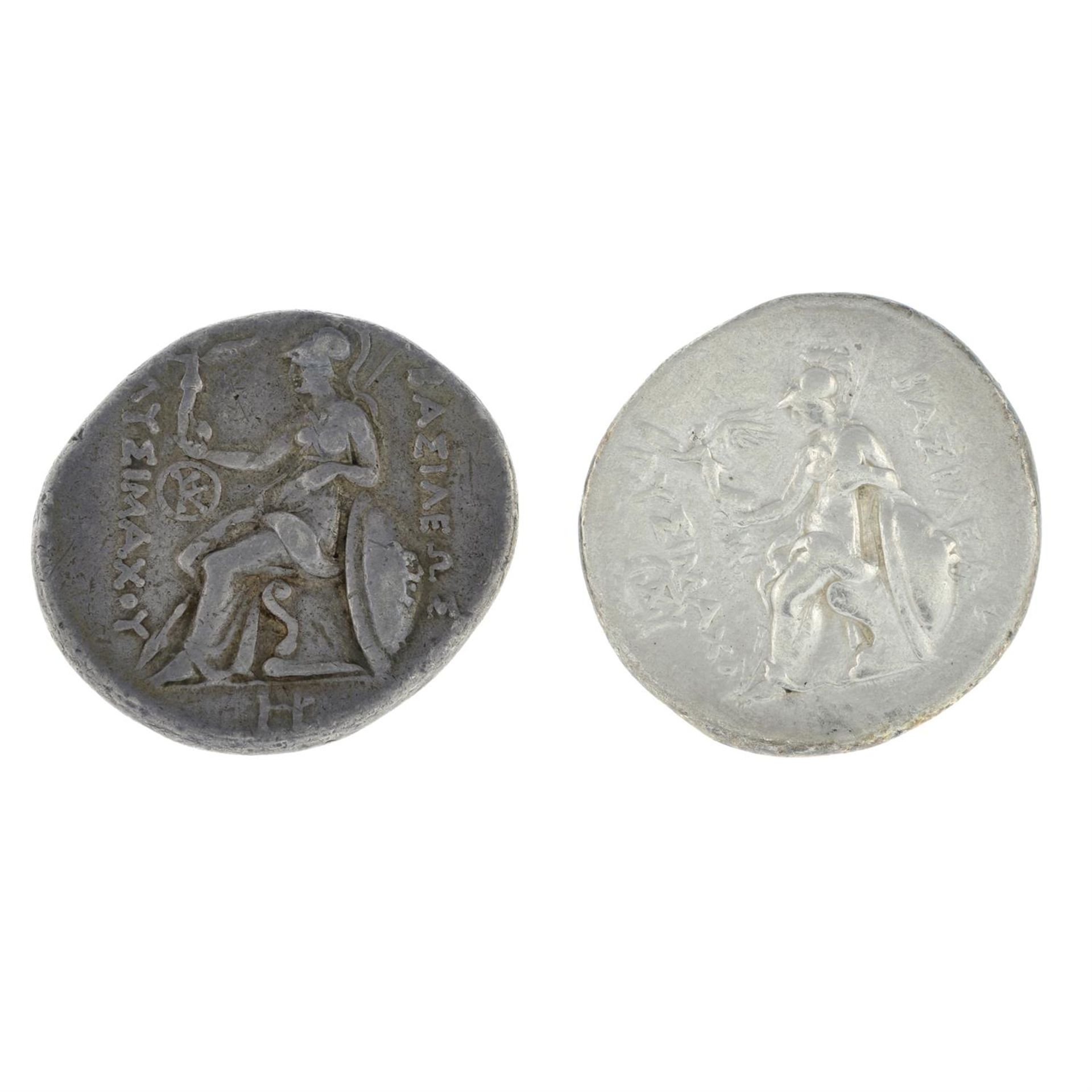 Ancient Greece, Macedon, Lysimachos (323-281 BC) or later, Tetradrachms (2). - Image 2 of 3