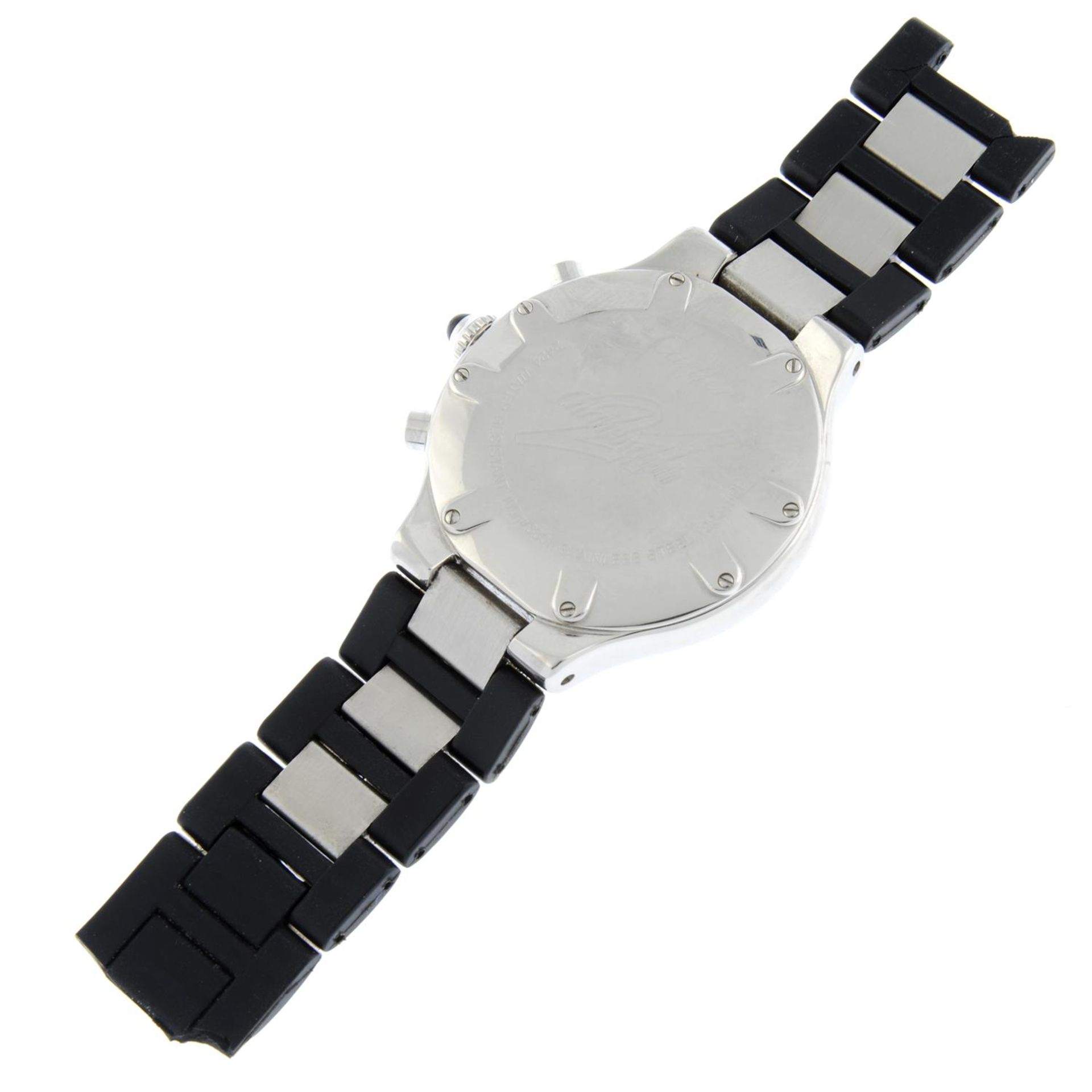 CARTIER - a bi-material Chronoscaph 21 chronograph bracelet watch, 38mm. - Bild 3 aus 3