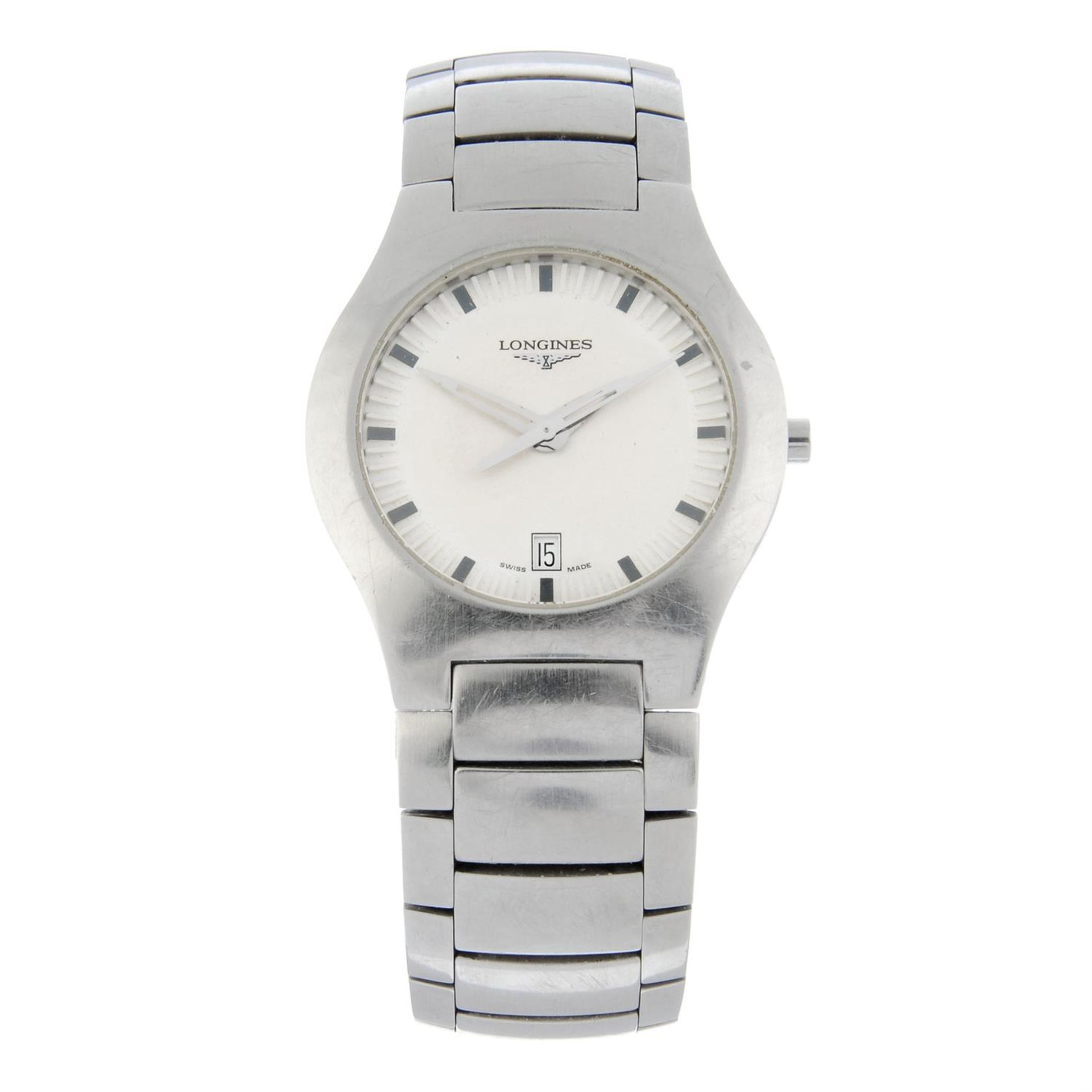 LONGINES - a stainless steel Oposition bracelet watch, 35mm.