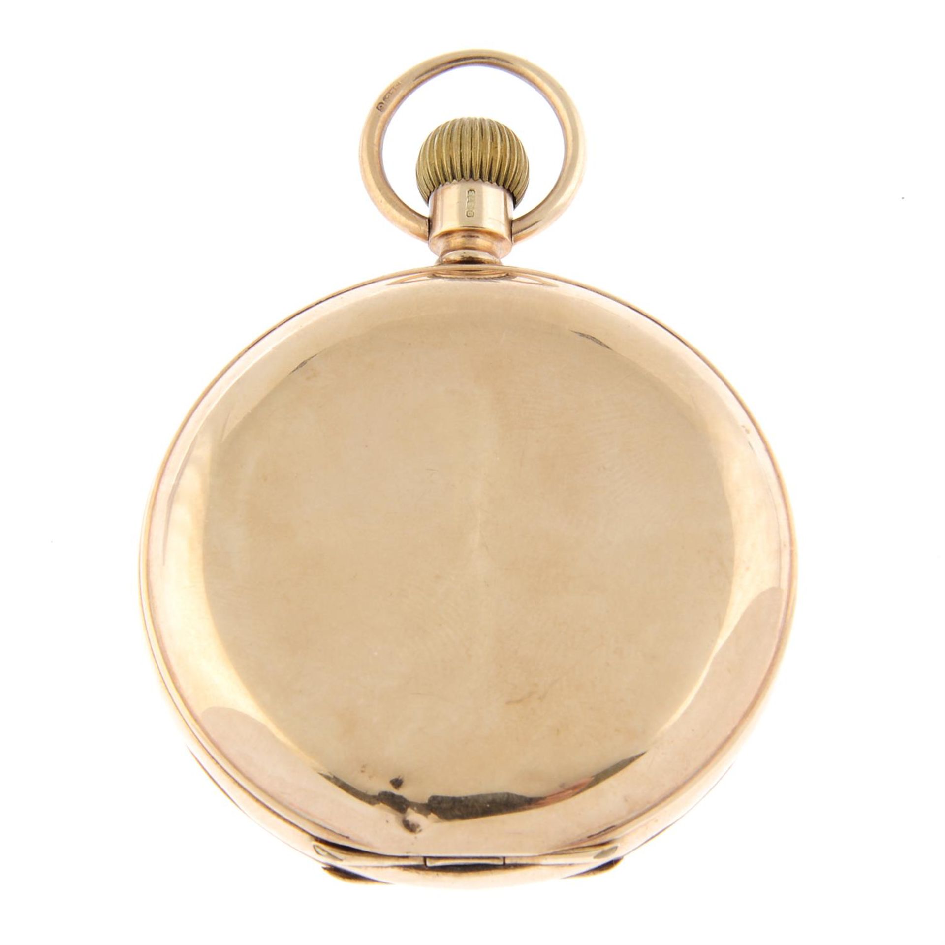 A 9ct yellow gold full hunter pocket watch by Waltham, 49mm. - Image 2 of 4