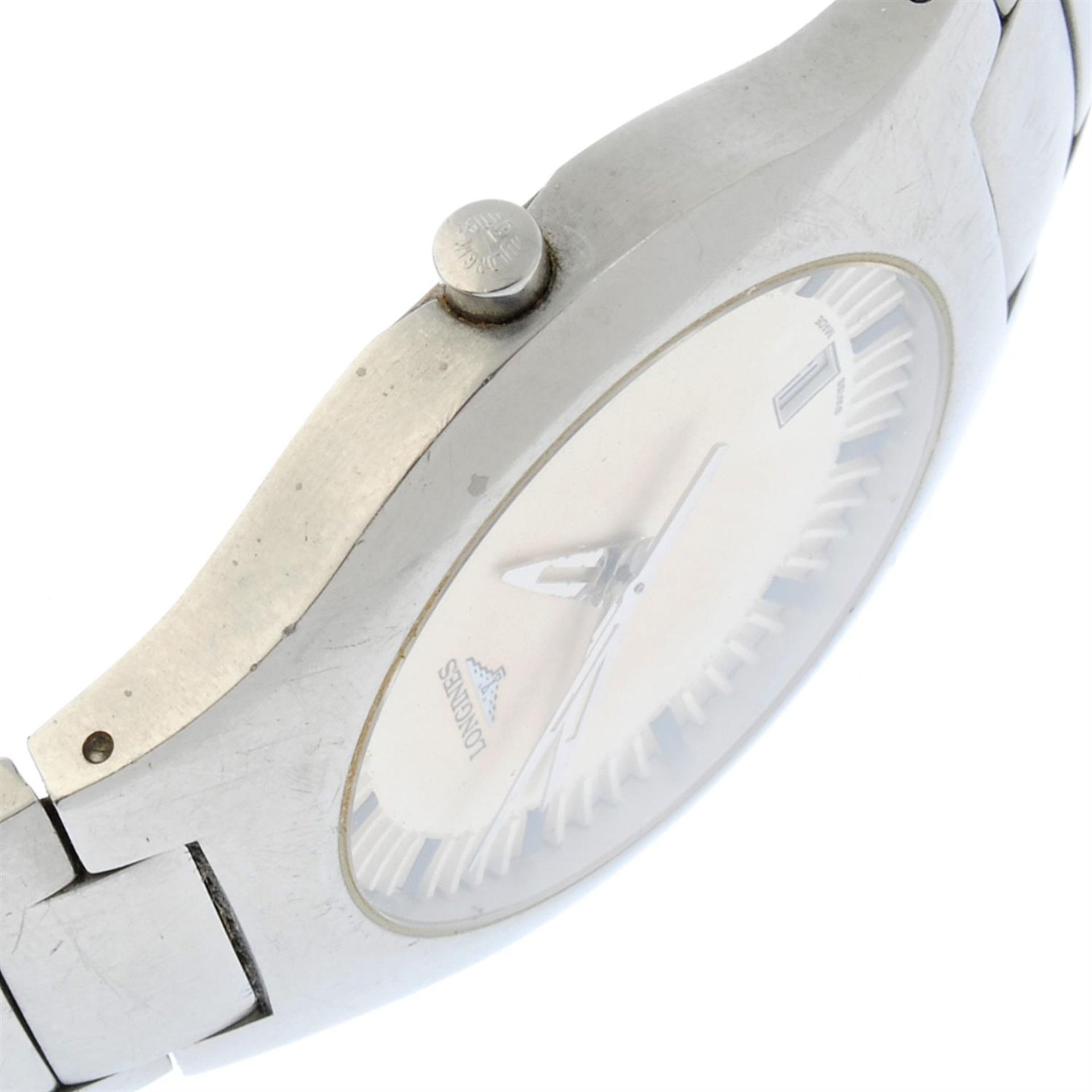 LONGINES - a stainless steel Oposition bracelet watch, 35mm. - Bild 3 aus 4