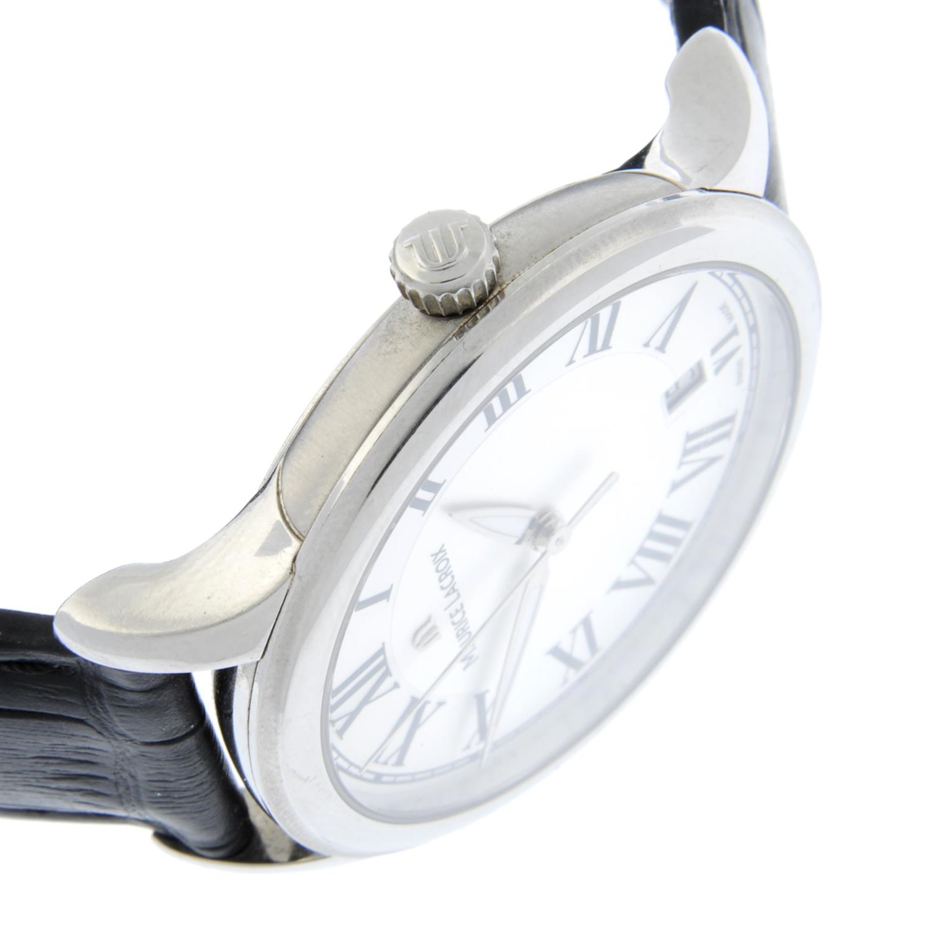 MAURICE LACROIX - a stainless steel Les Classiques wrist watch, 37mm. - Image 3 of 4