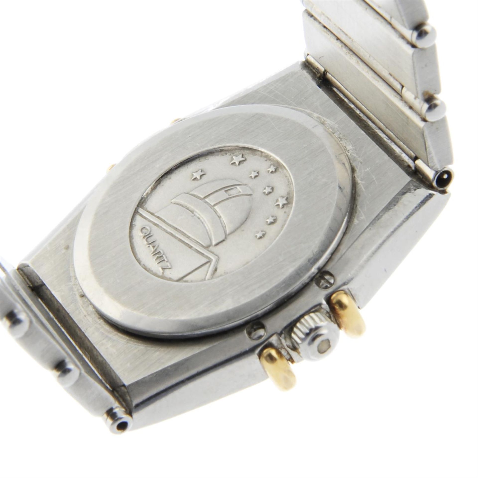 OMEGA - a bi-metal Constellation bracelet watch, 22mm. - Image 4 of 4