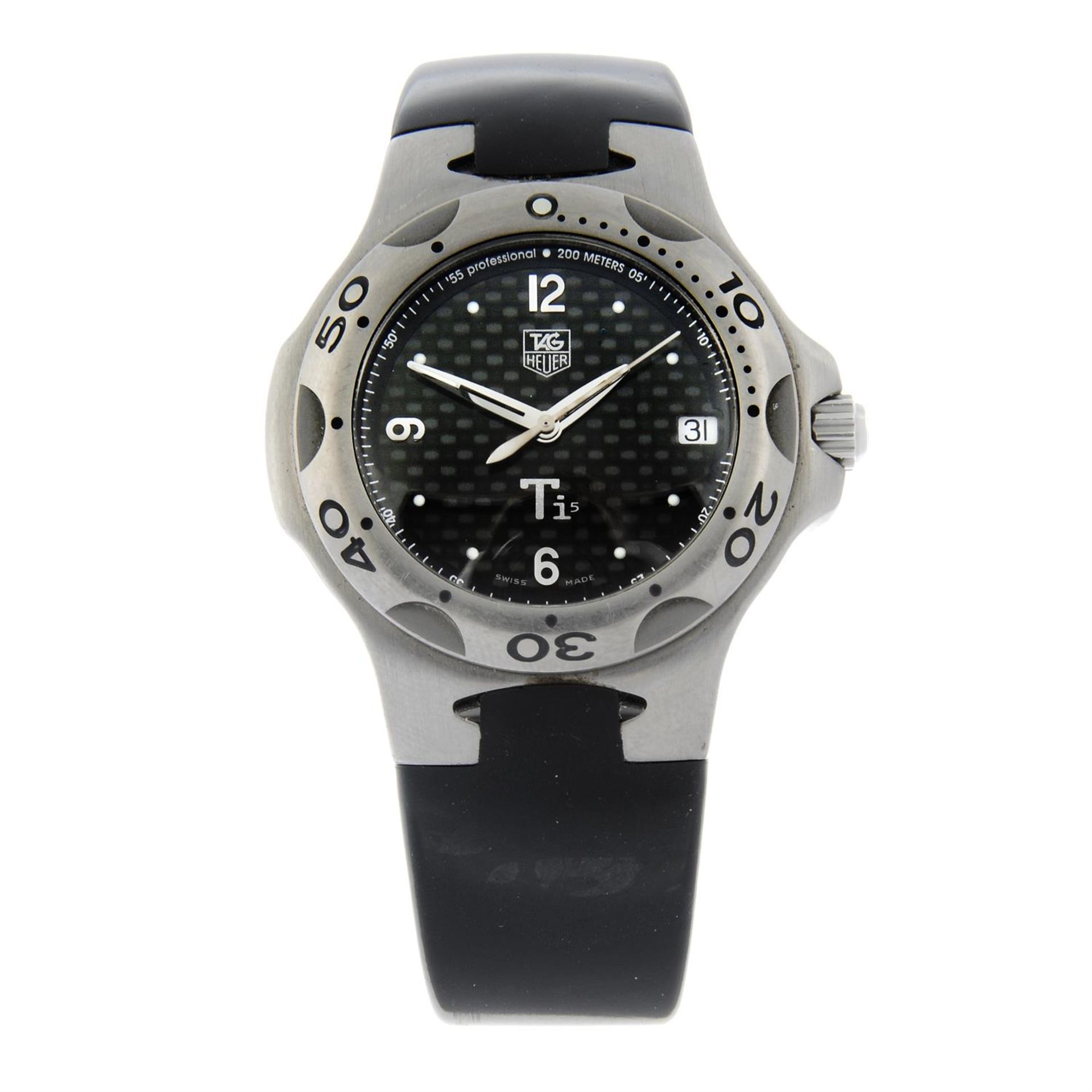 TAG HEUER - a titanium Kirium Ti5 wrist watch, 37mm.
