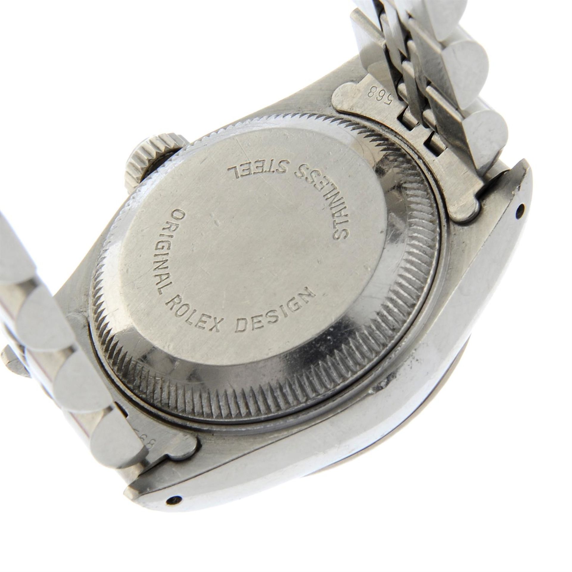 ROLEX - a stainless steel Oyster Perpetual Date bracelet watch, 26mm. - Bild 4 aus 4
