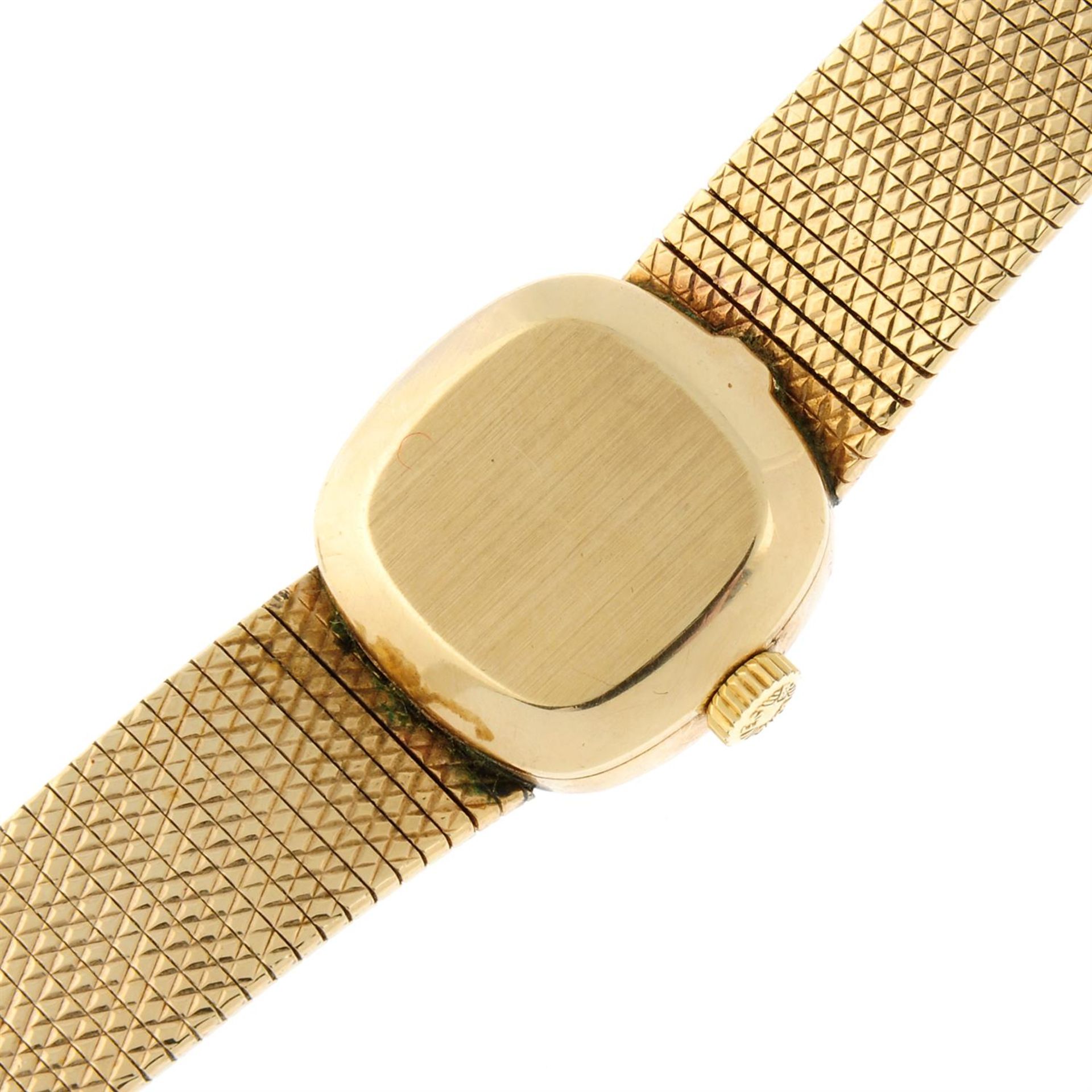 LONGINES - a 9ct yellow gold bracelet watch, 20x20mm. - Bild 4 aus 4