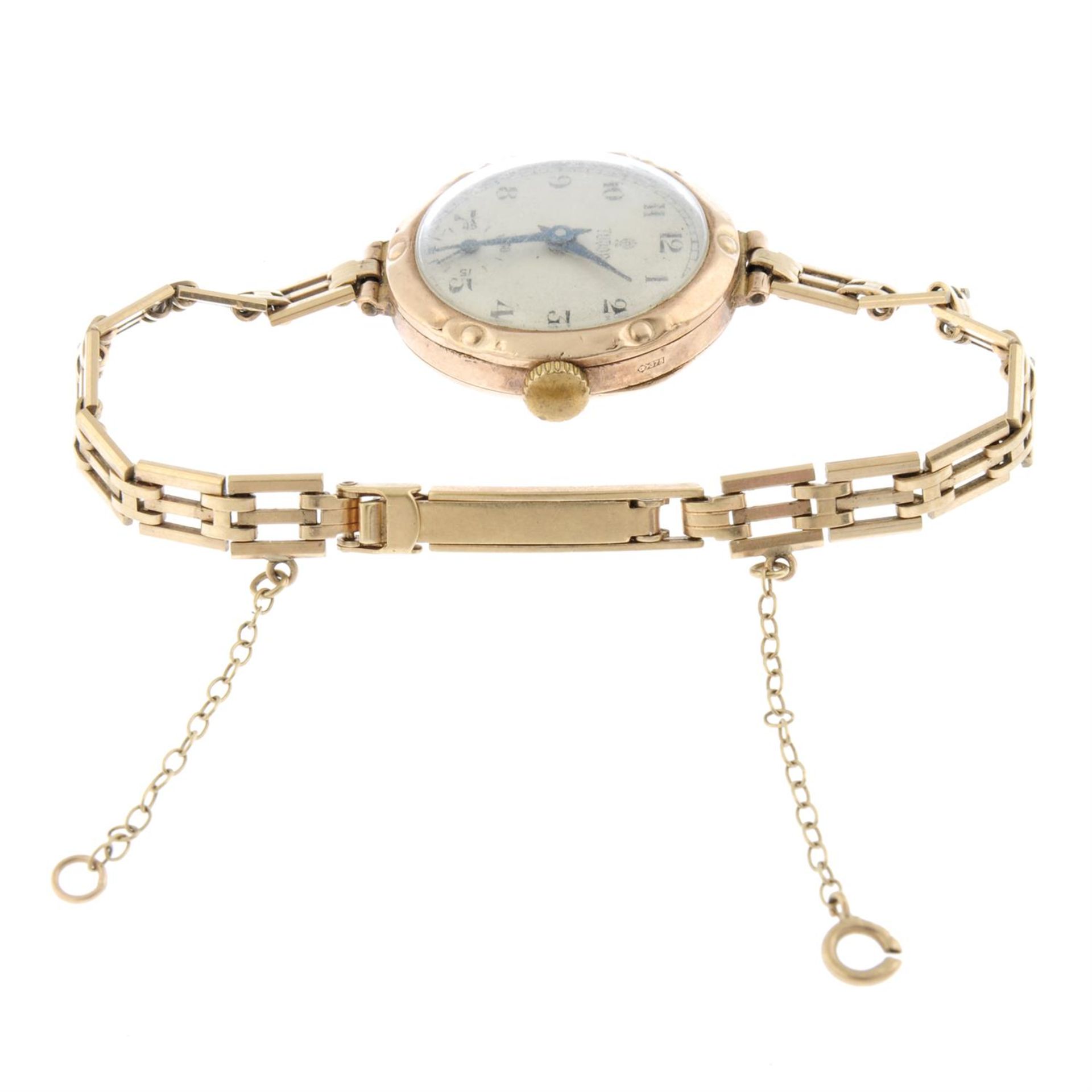 TUDOR - a 9ct yellow gold bracelet watch, 26mm. - Image 3 of 4