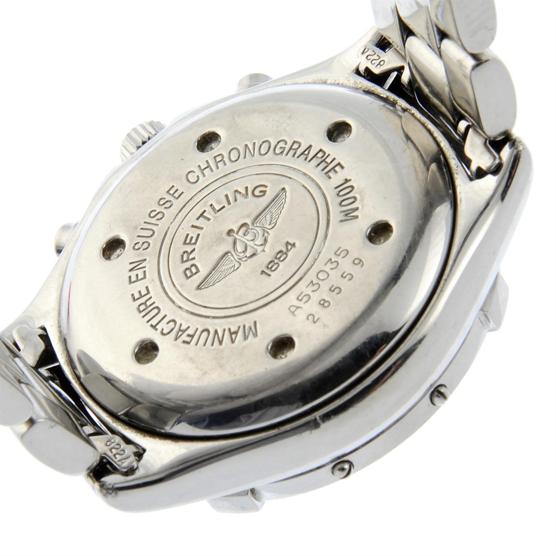 BREITLING - a stainless steel Chrono Colt chronograph bracelet watch, 38mm. - Image 4 of 4