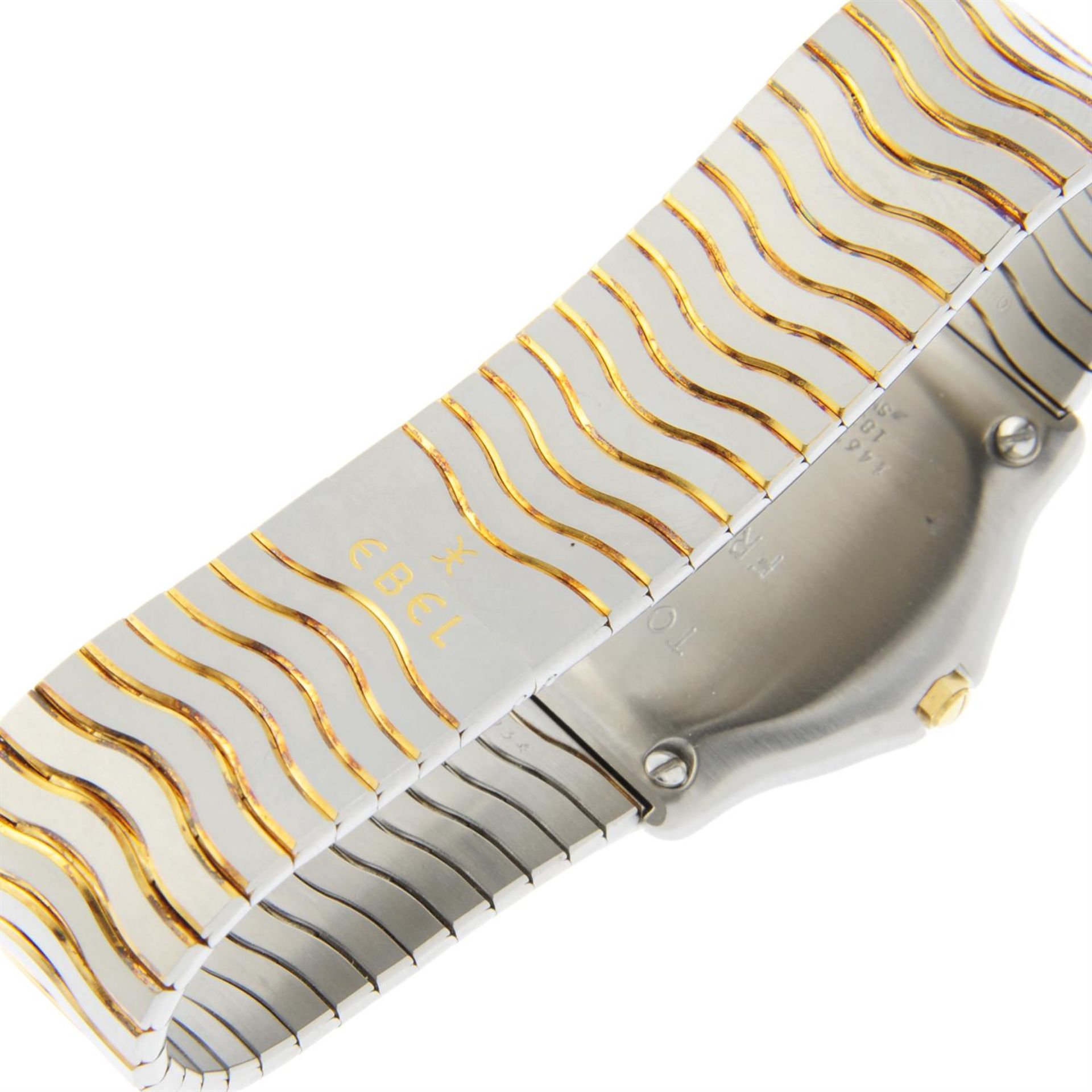 EBEL - a bi-metal Classic Wave bracelet watch, 34mm. - Image 2 of 4