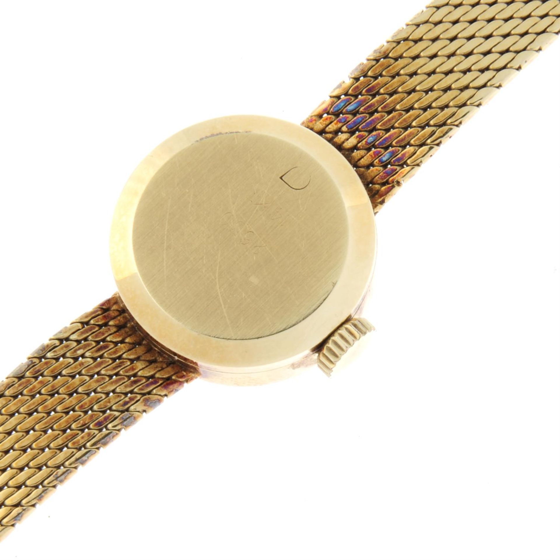 BUCHERER - a yellow metal bracelet watch, 15mm. - Image 4 of 4