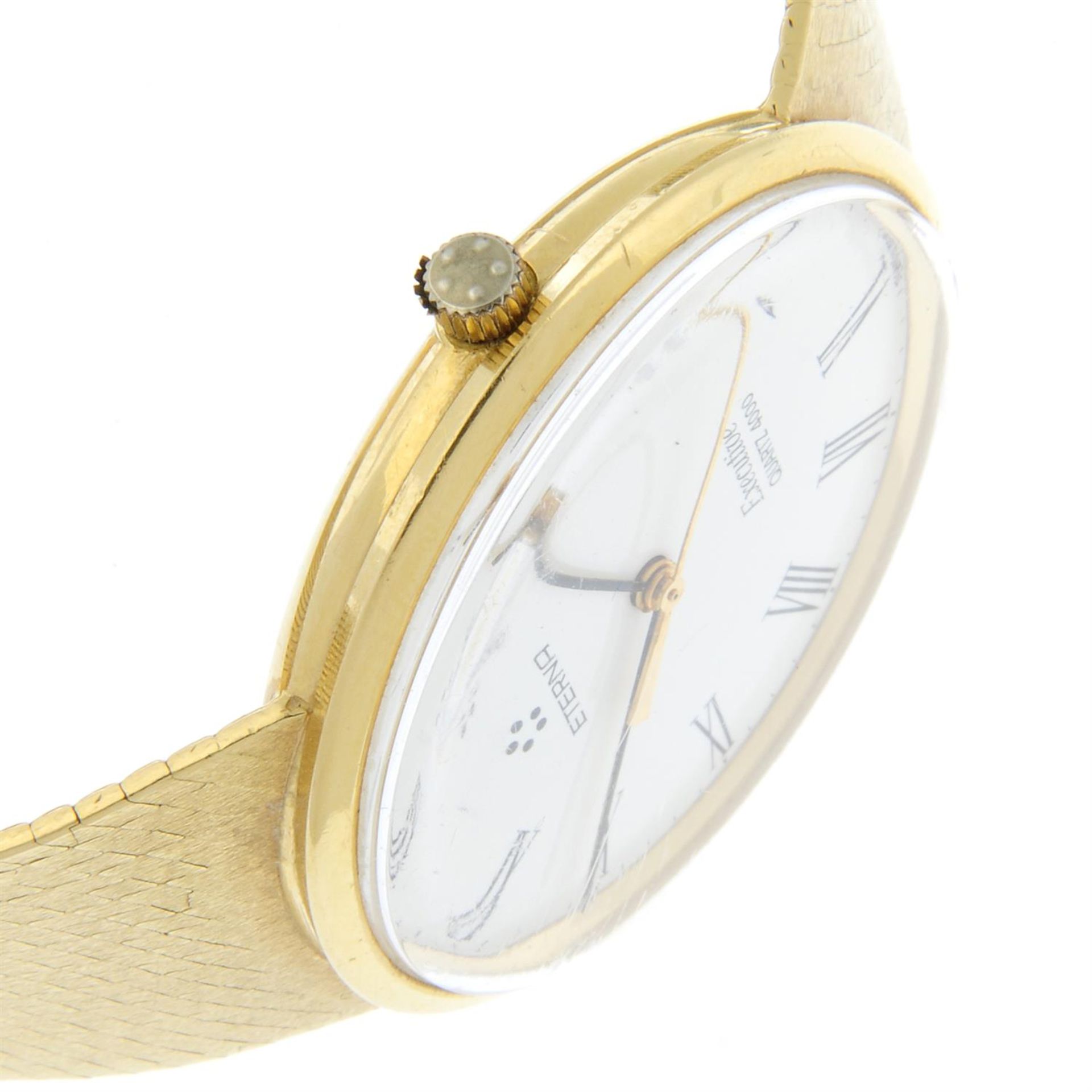 ETERNA - an 18ct yellow gold Executive 4000 bracelet watch, 36mm. - Image 3 of 4