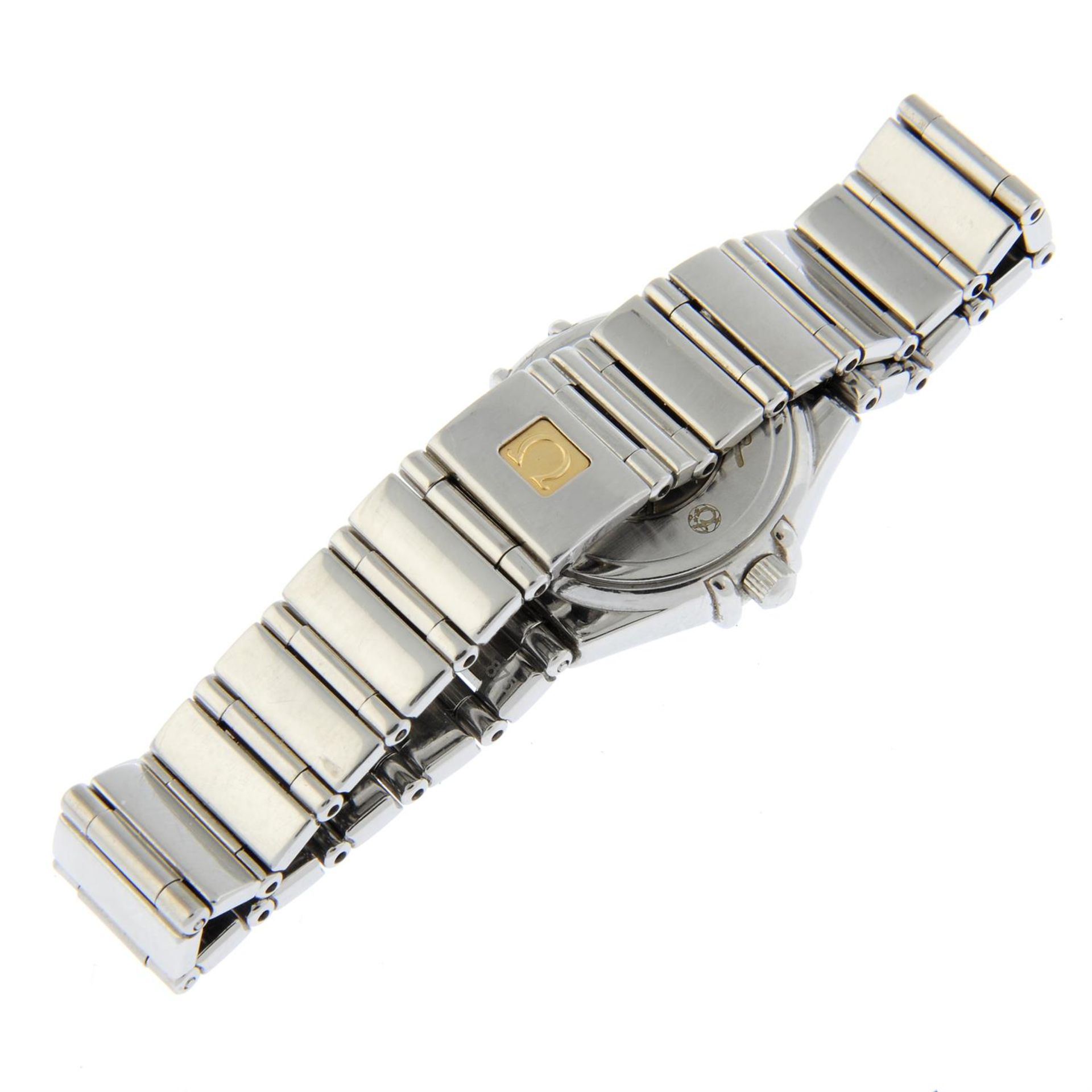 OMEGA - a factory diamond set stainless steel Constellation bracelet watch, 22mm. - Image 2 of 4