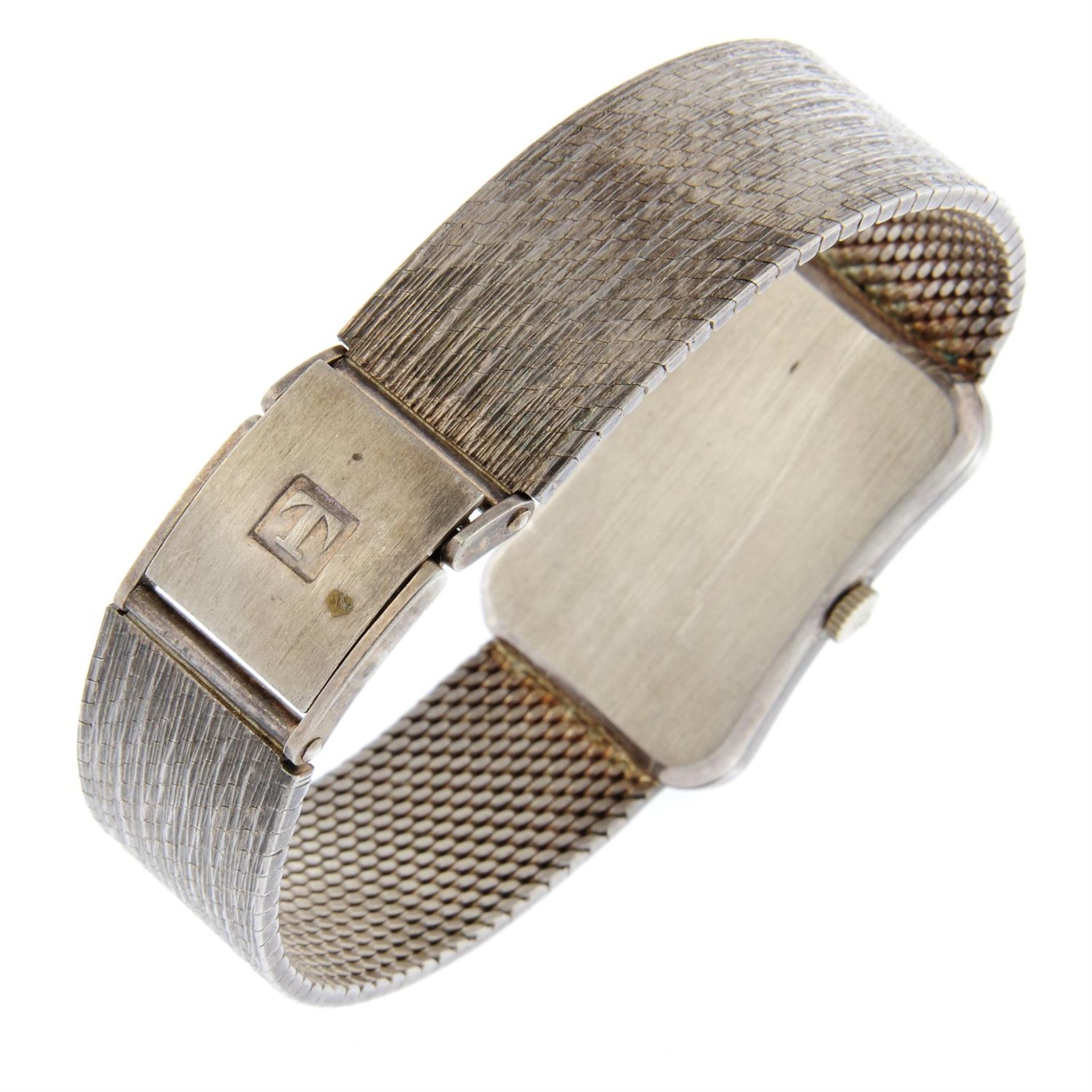 TISSOT - a silver bracelet watch, 21x33mm. - Image 2 of 4