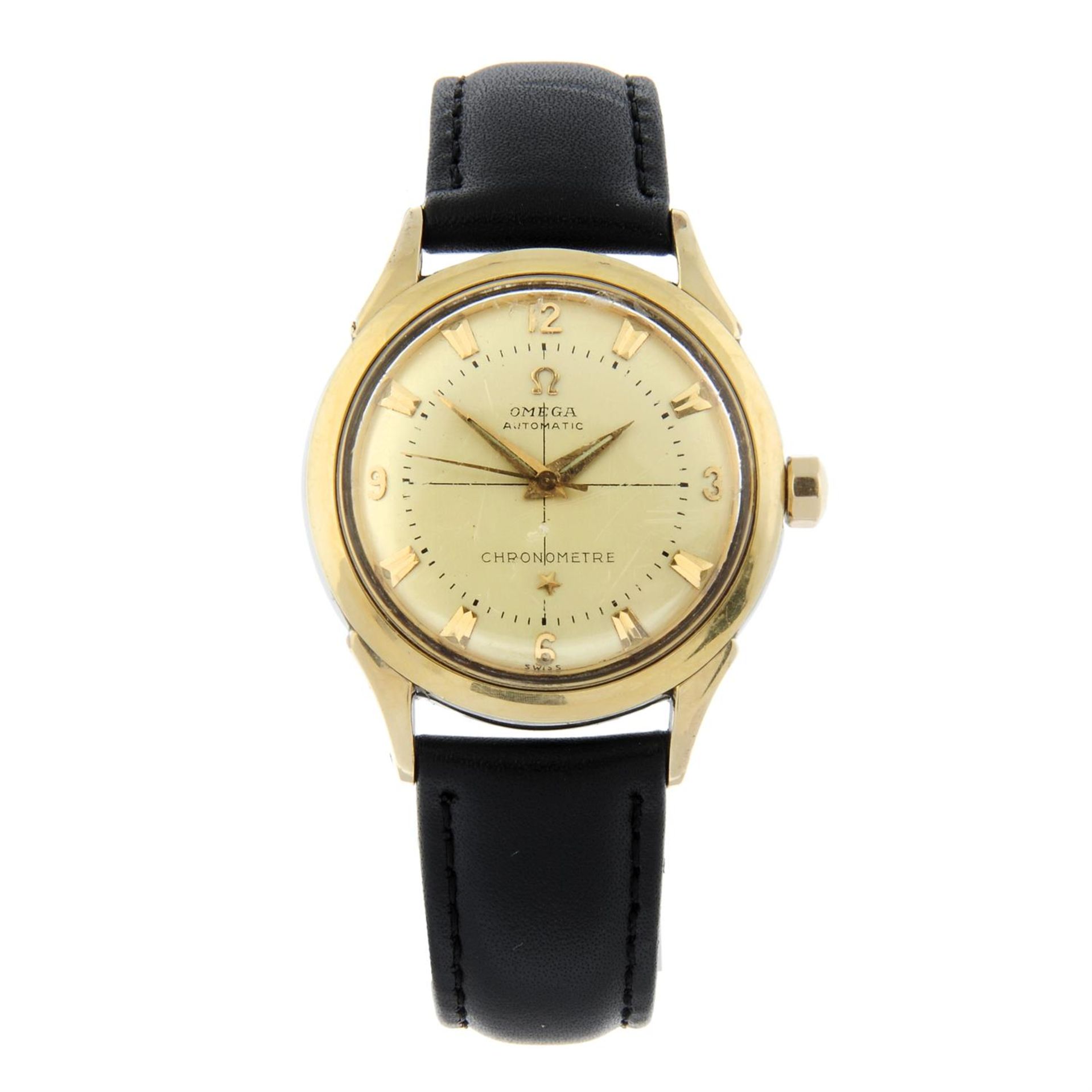 OMEGA - a bi-colour Constellation wrist watch, 35mm.