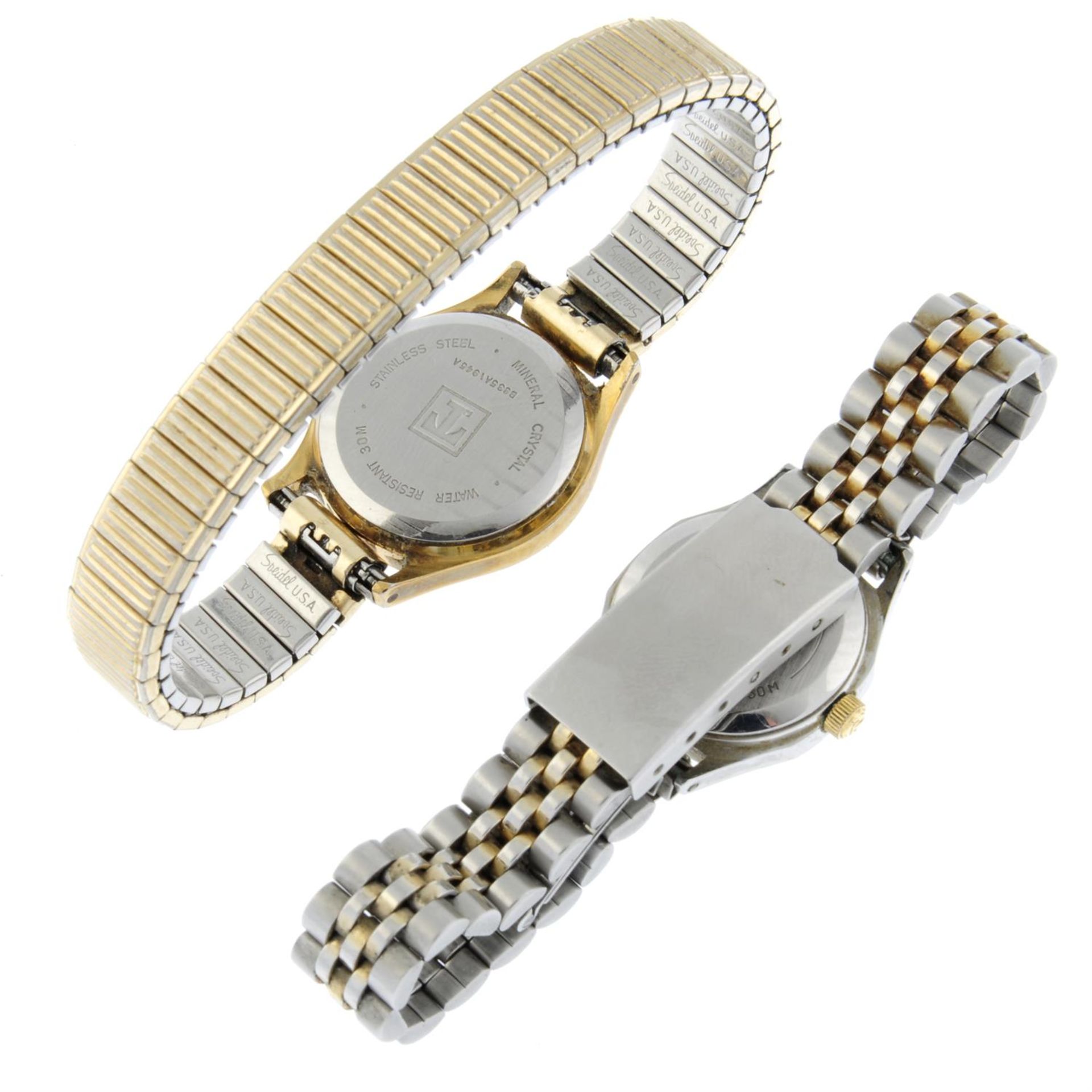 TISSOT - a bi-colour Seastar bracelet watch (21mm) with a gold plated Tissot bracelet watch. - Image 2 of 2