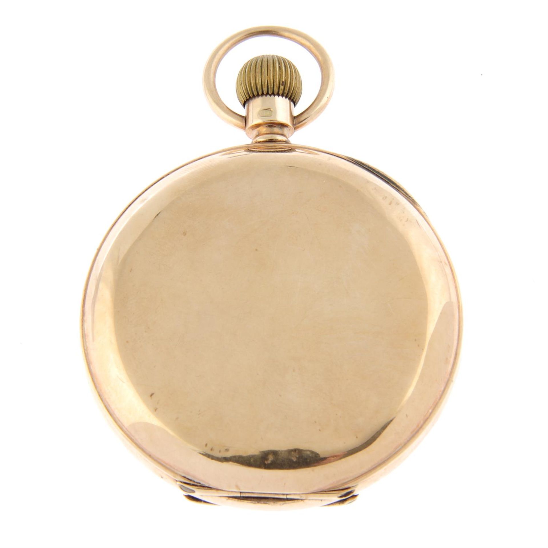 A 9ct yellow gold full hunter pocket watch by Waltham, 49mm. - Image 3 of 4