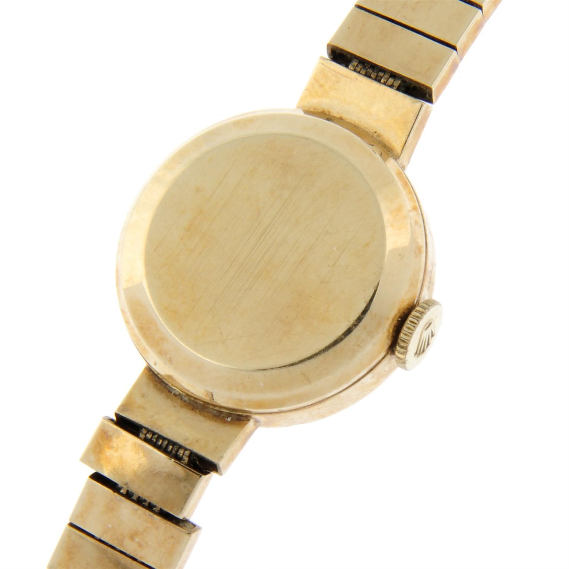 ROLEX - a 9ct yellow gold Precision bracelet watch, 20mm. - Bild 4 aus 4