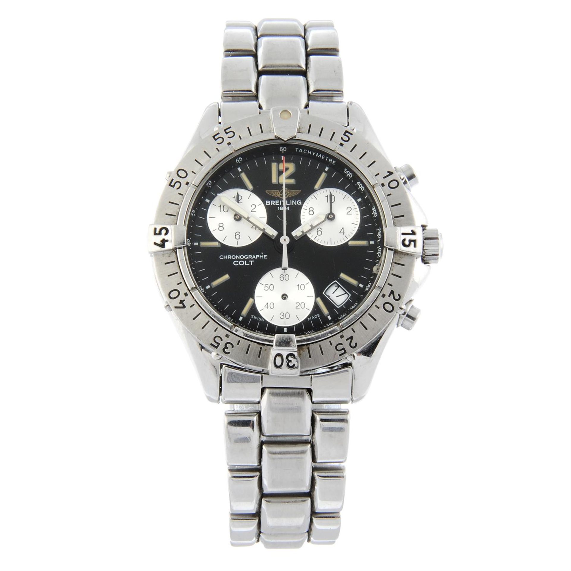 BREITLING - a stainless steel Chrono Colt chronograph bracelet watch, 38mm.